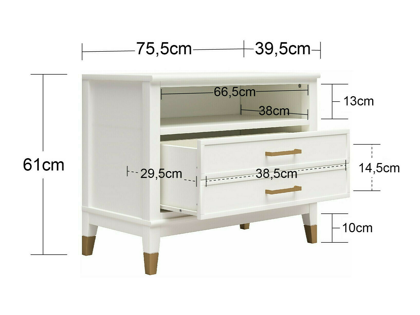 Éjjeliszekrény SH10850