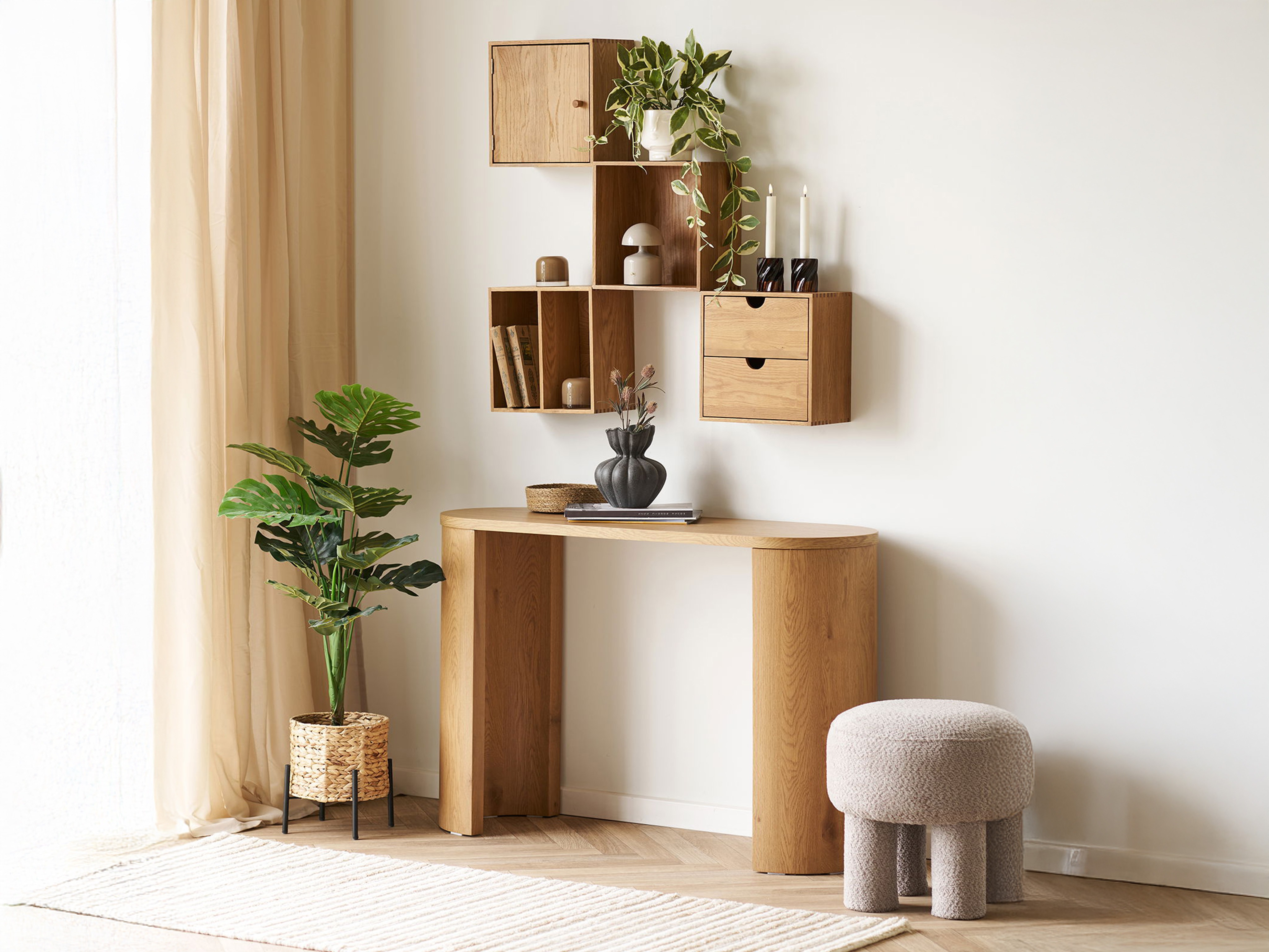 Konzolasztal Brea 103 (Tölgy)