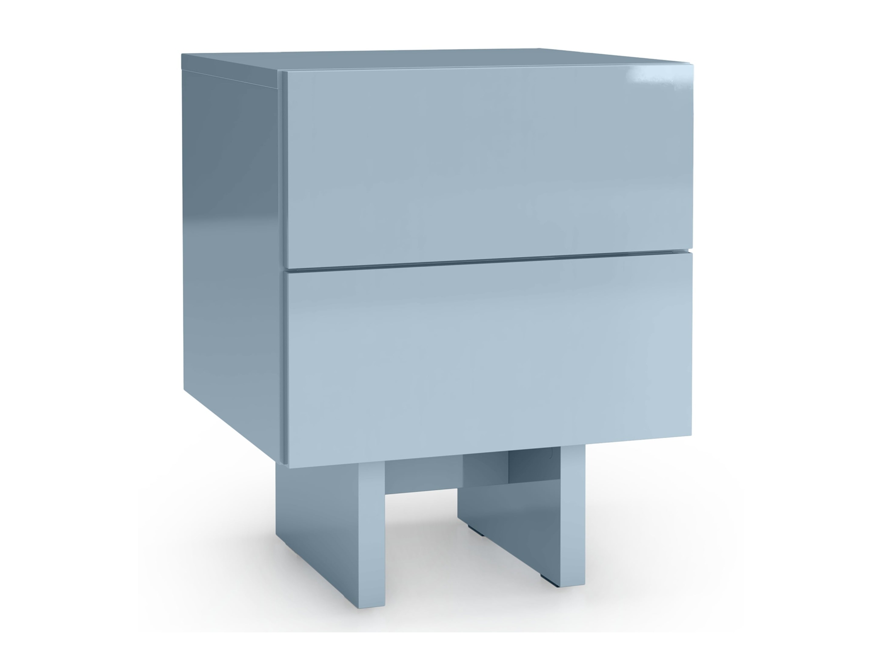 Éjjeliszekrény Burleson 538 (Világoskék)