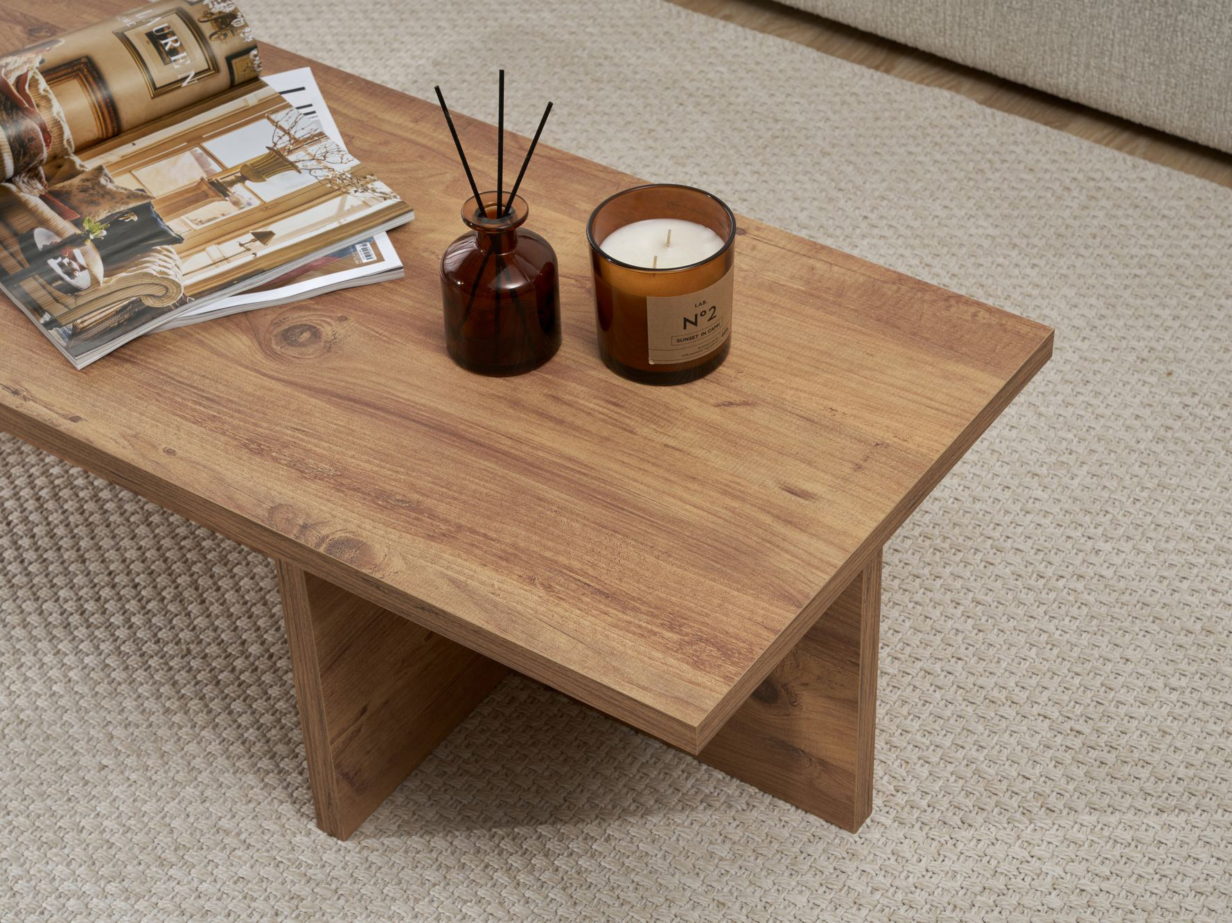 Dohányzóasztal Novato 136 (Fenyő)