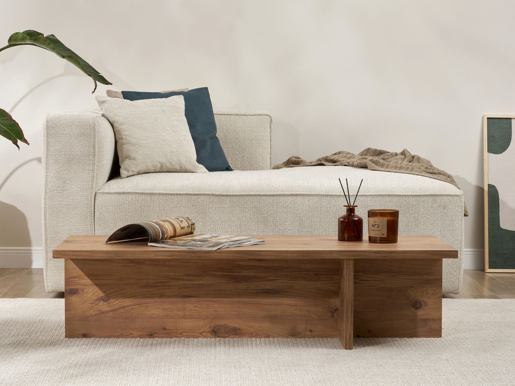 Dohányzóasztal Novato 136 (Fenyő)