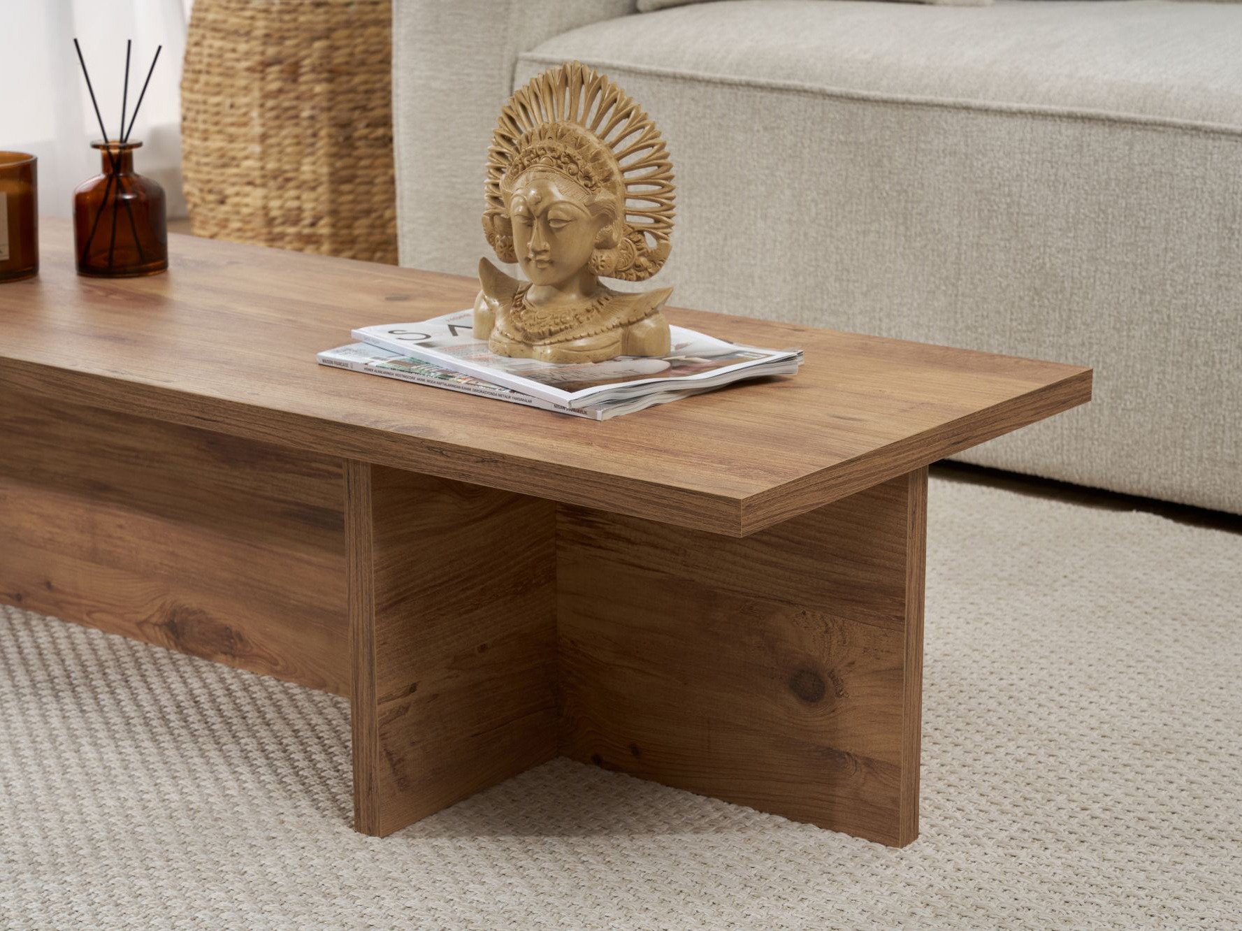 Dohányzóasztal Novato 136 (Fenyő)