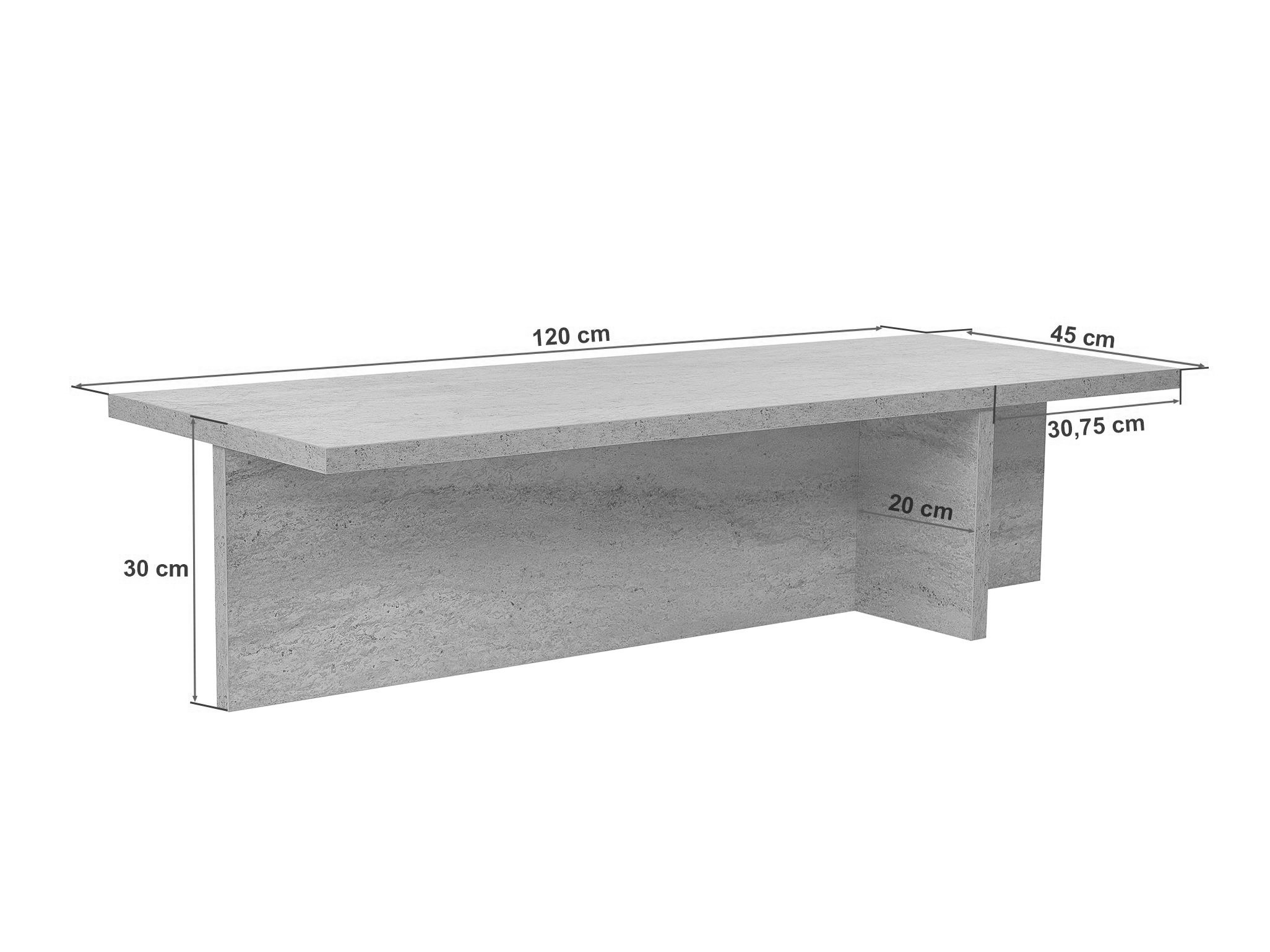 Dohányzóasztal Novato 136 (Fenyő)