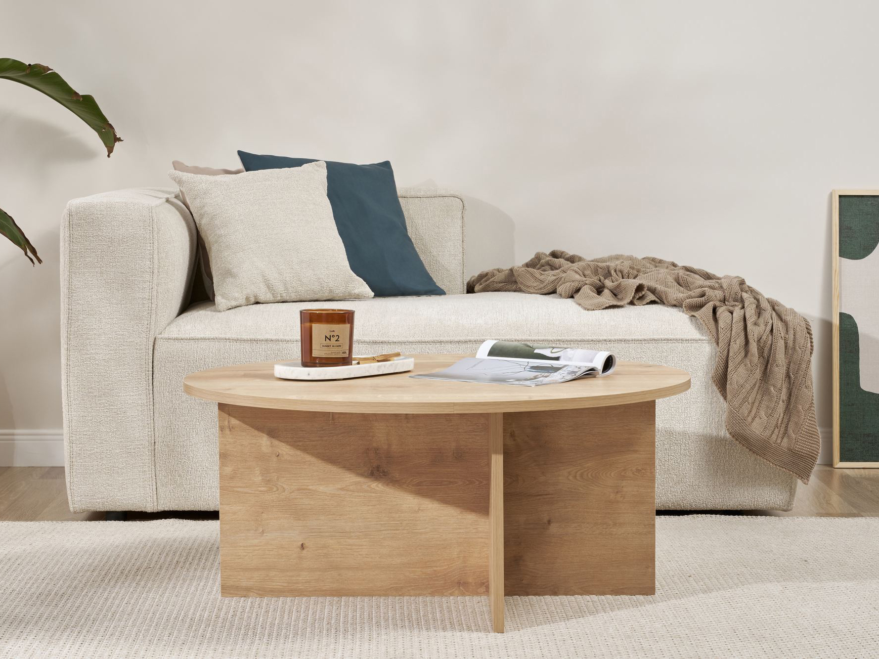 Dohányzóasztal Novato 137 (Tölgy)