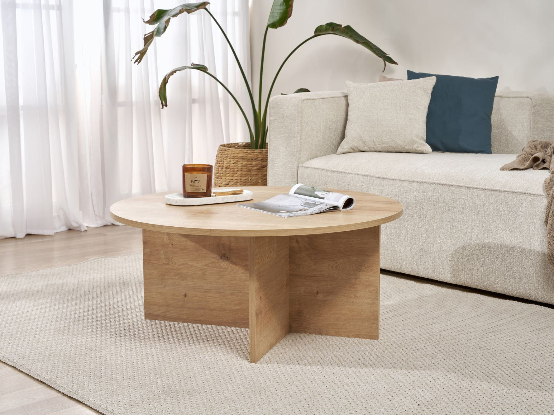 Dohányzóasztal Novato 137 (Tölgy)