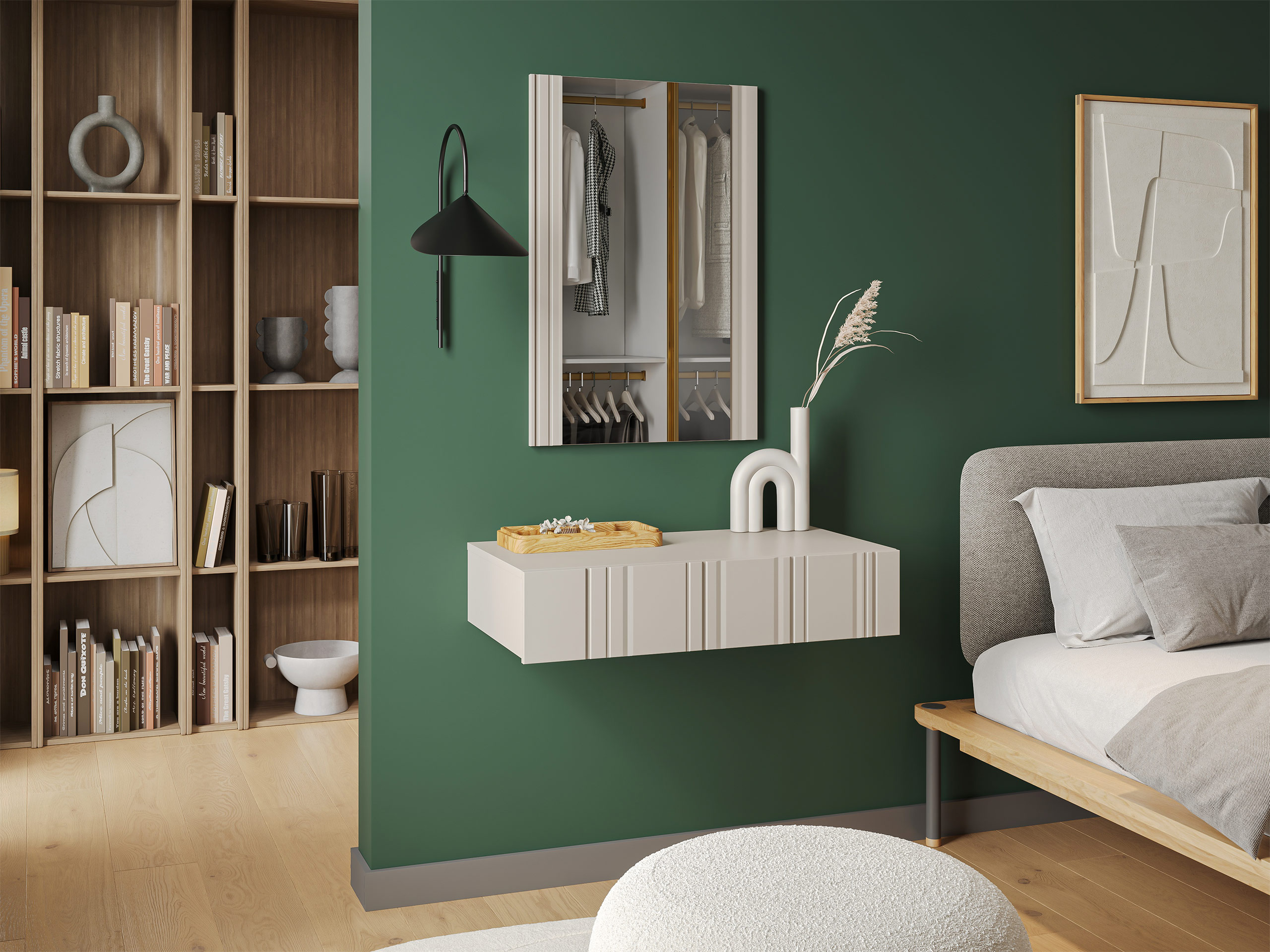 Fésülködő asztal Evavese 109 (Bézs)