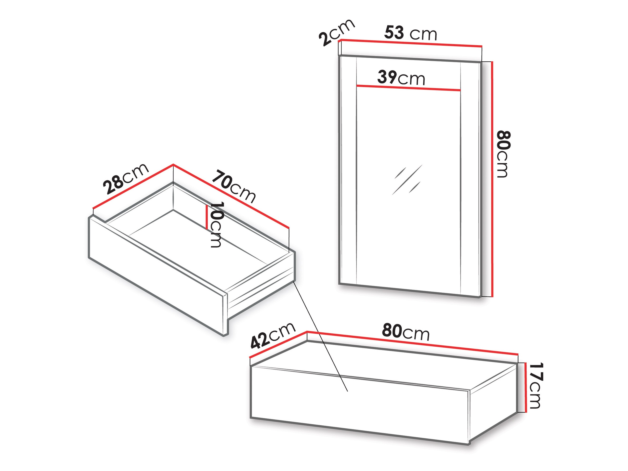 Fésülködő asztal Evavese 109 (Bézs)