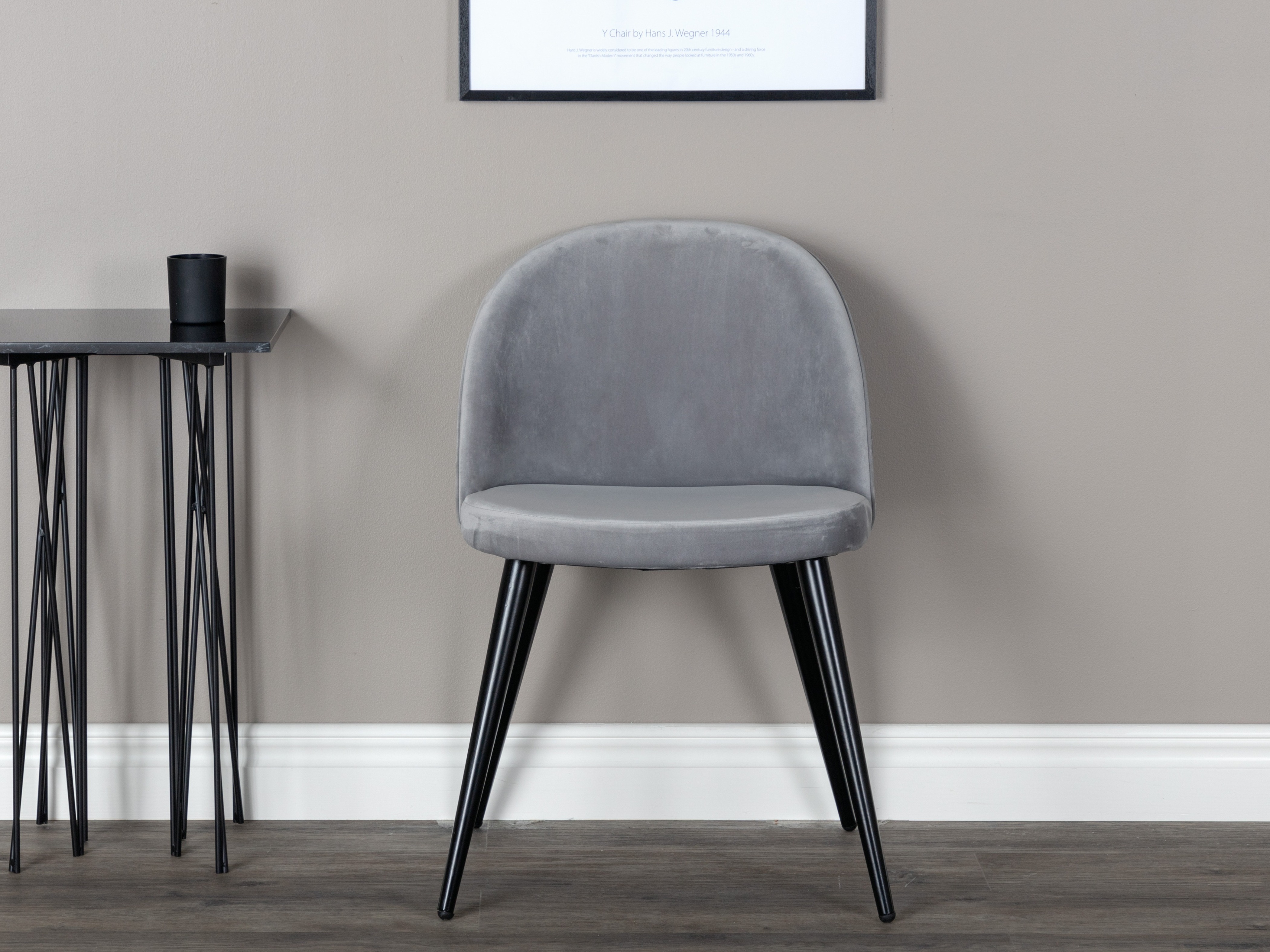 Szék Dallas 3809 (Szürke + Fekete)