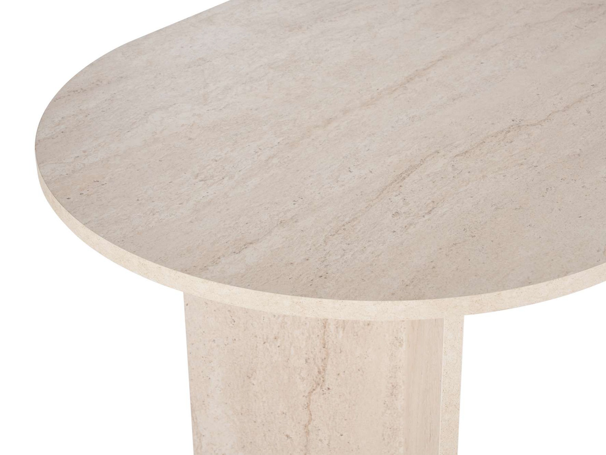 Asztal Novato 138 (Könnyű travertin)