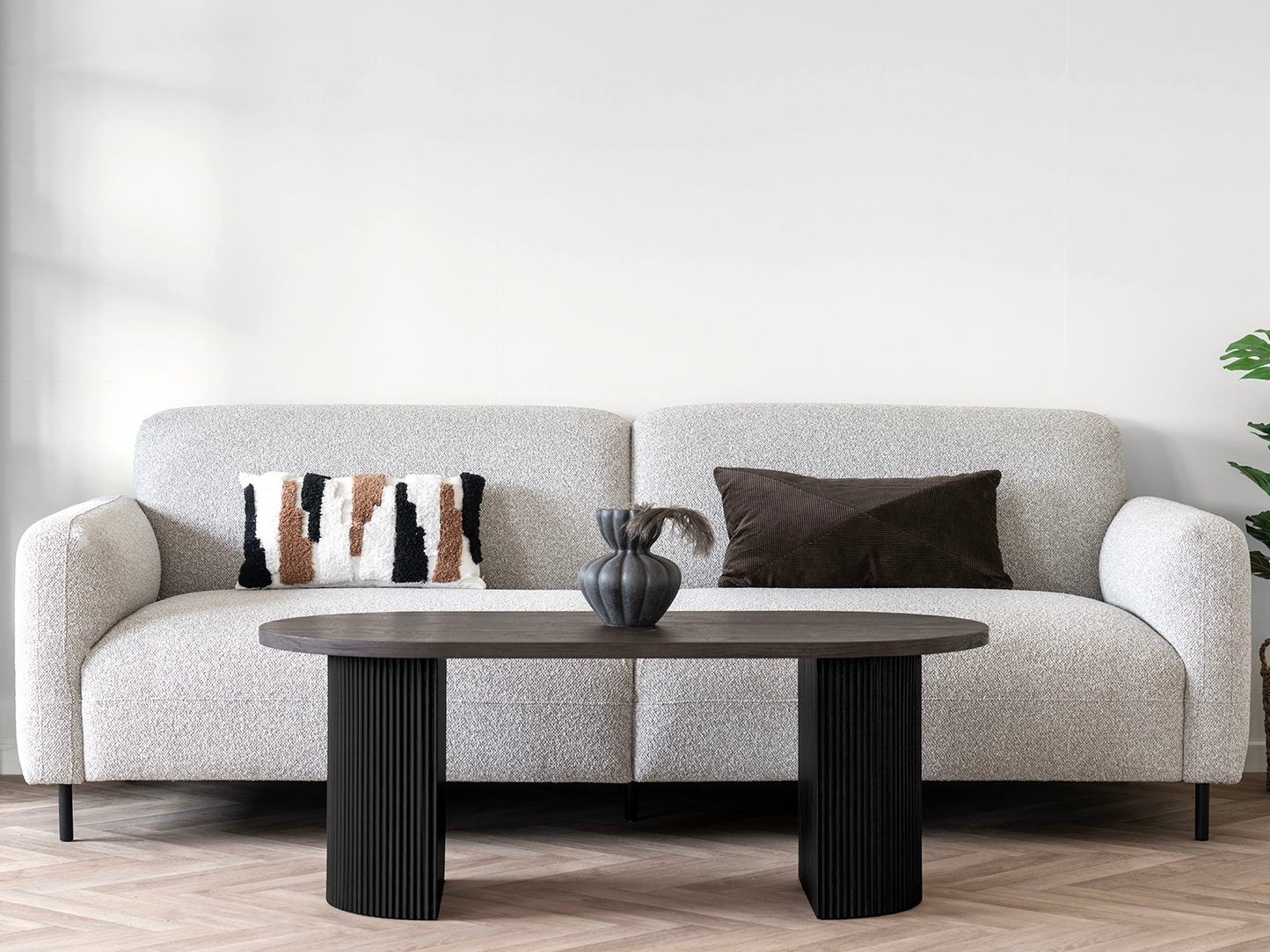 Dohányzóasztal Lirmelo 101 (Sötét barna)