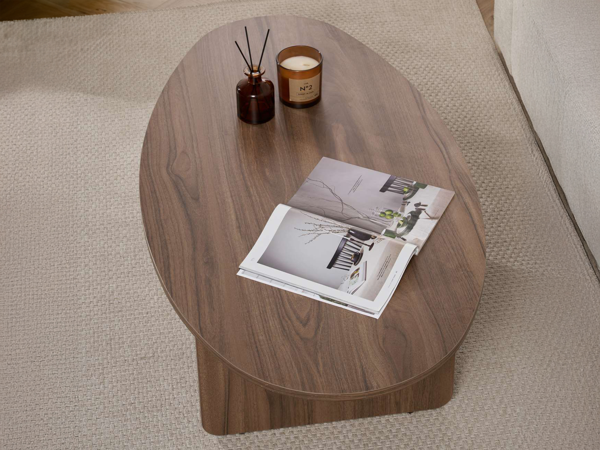 Dohányzóasztal Novato 139 (Dió)