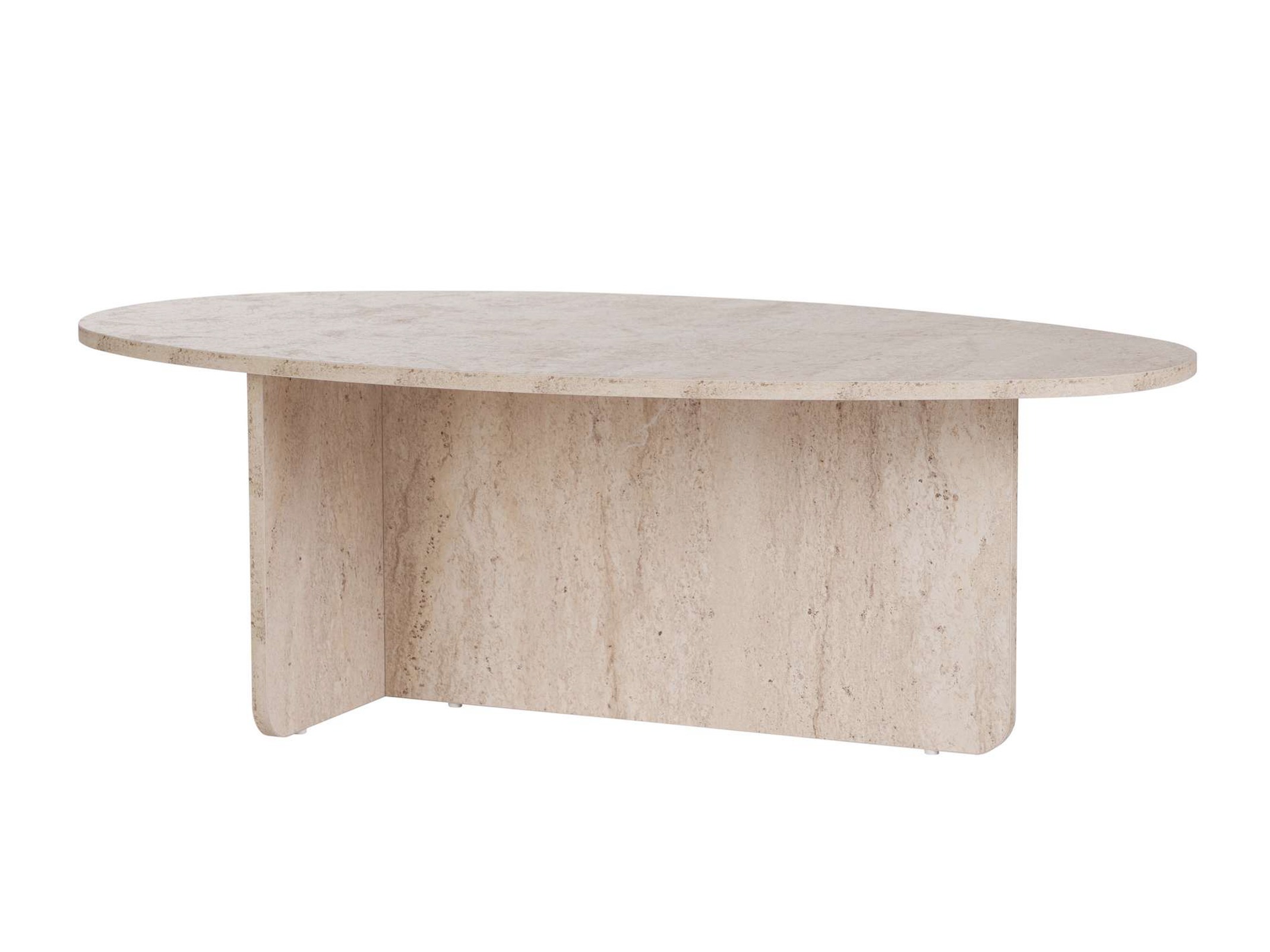 Dohányzóasztal Novato 139 (Könnyű travertin)