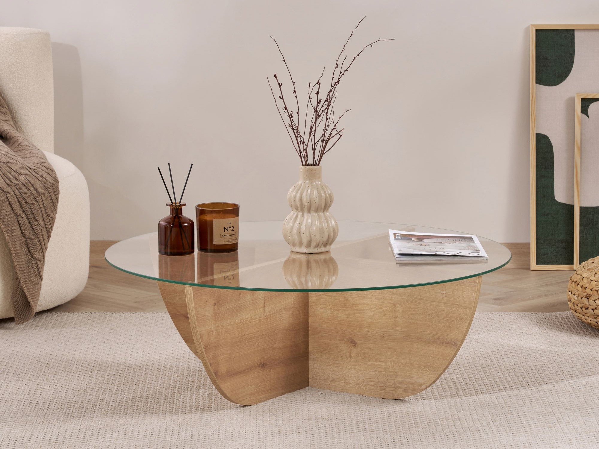 Dohányzóasztal Novato 140 (Tölgy)