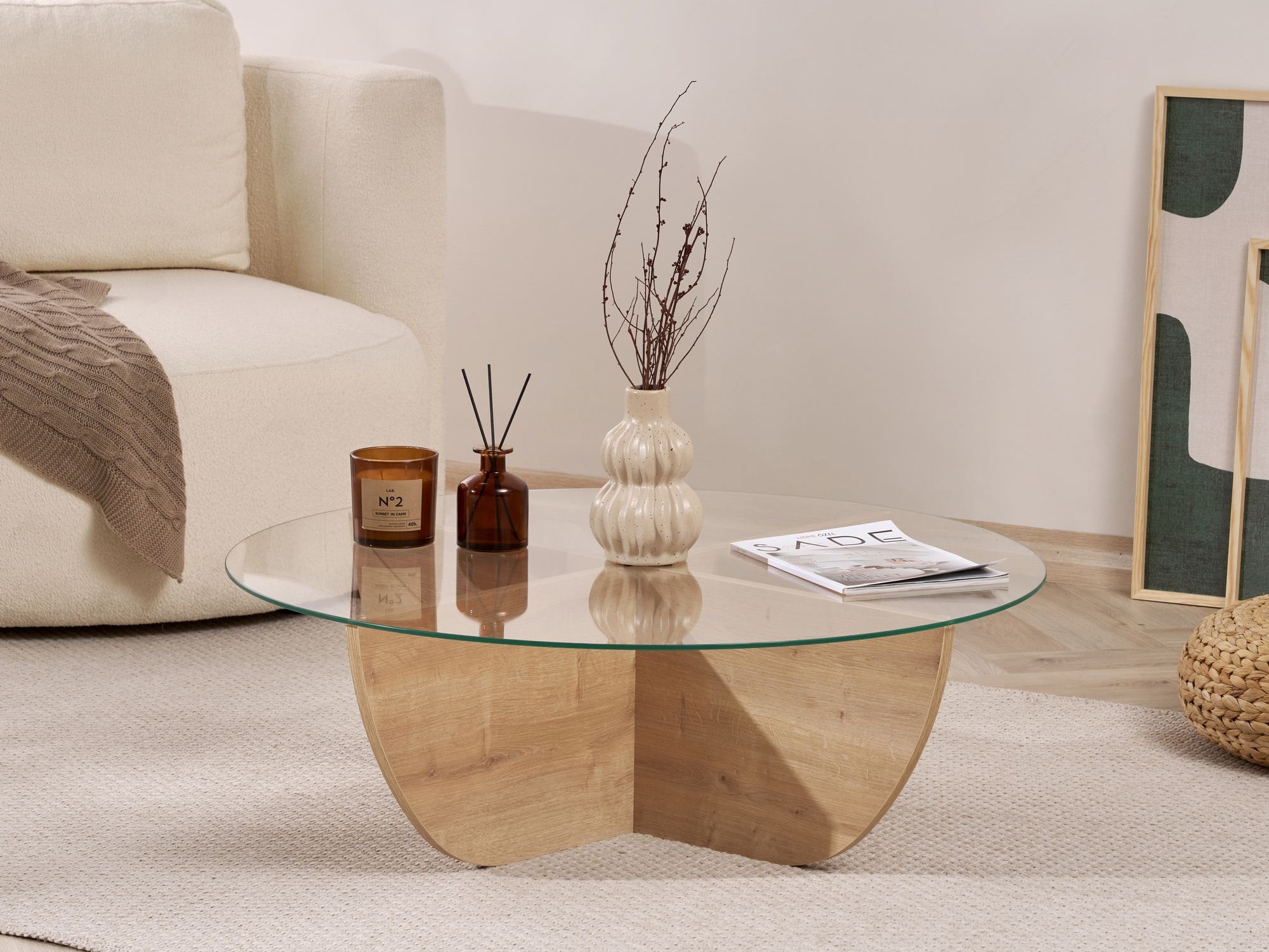 Dohányzóasztal Novato 140 (Tölgy)