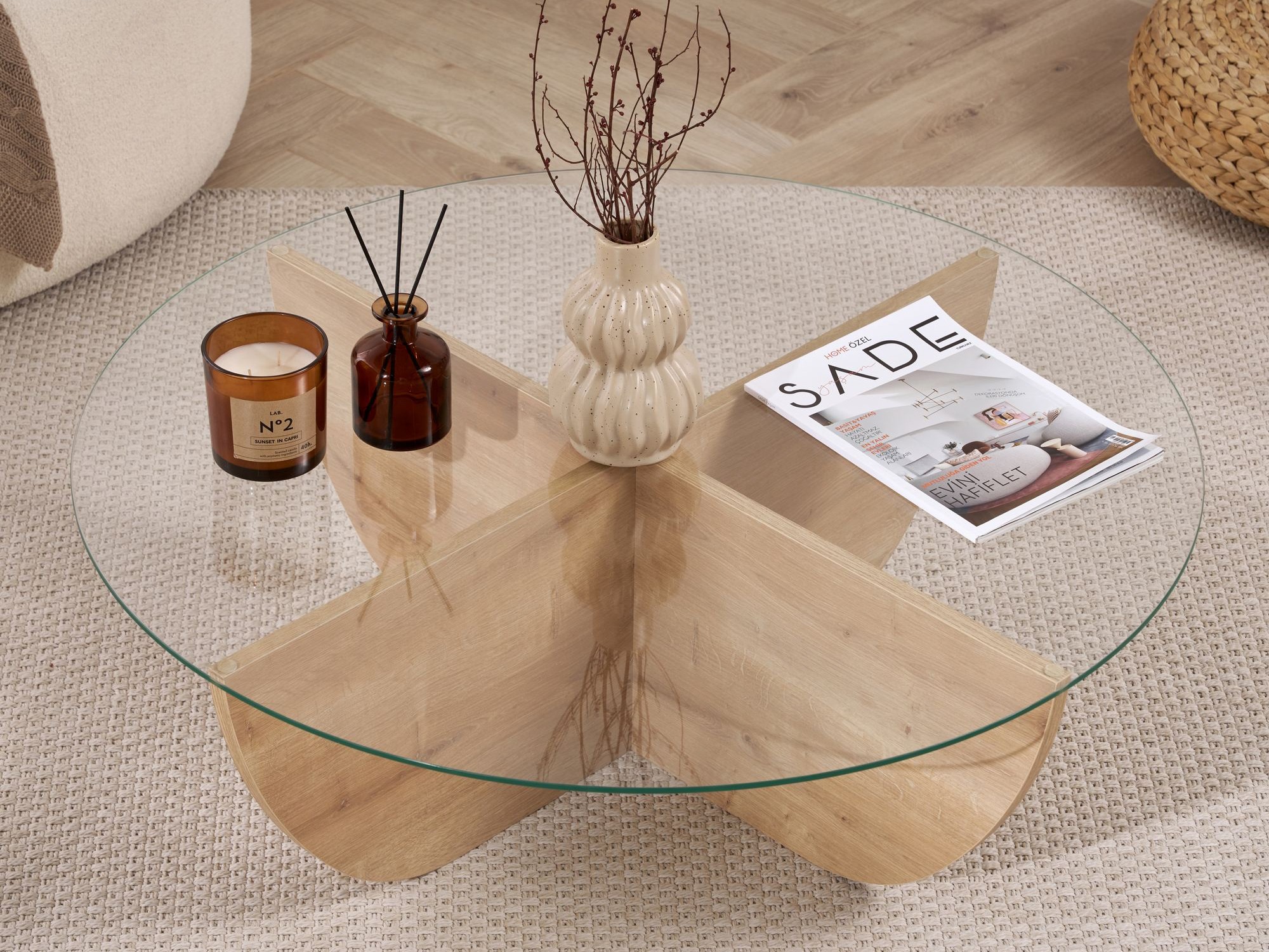 Dohányzóasztal Novato 140 (Tölgy)