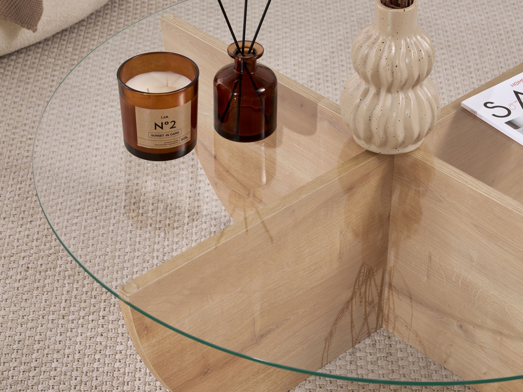 Dohányzóasztal Novato 140 (Tölgy)