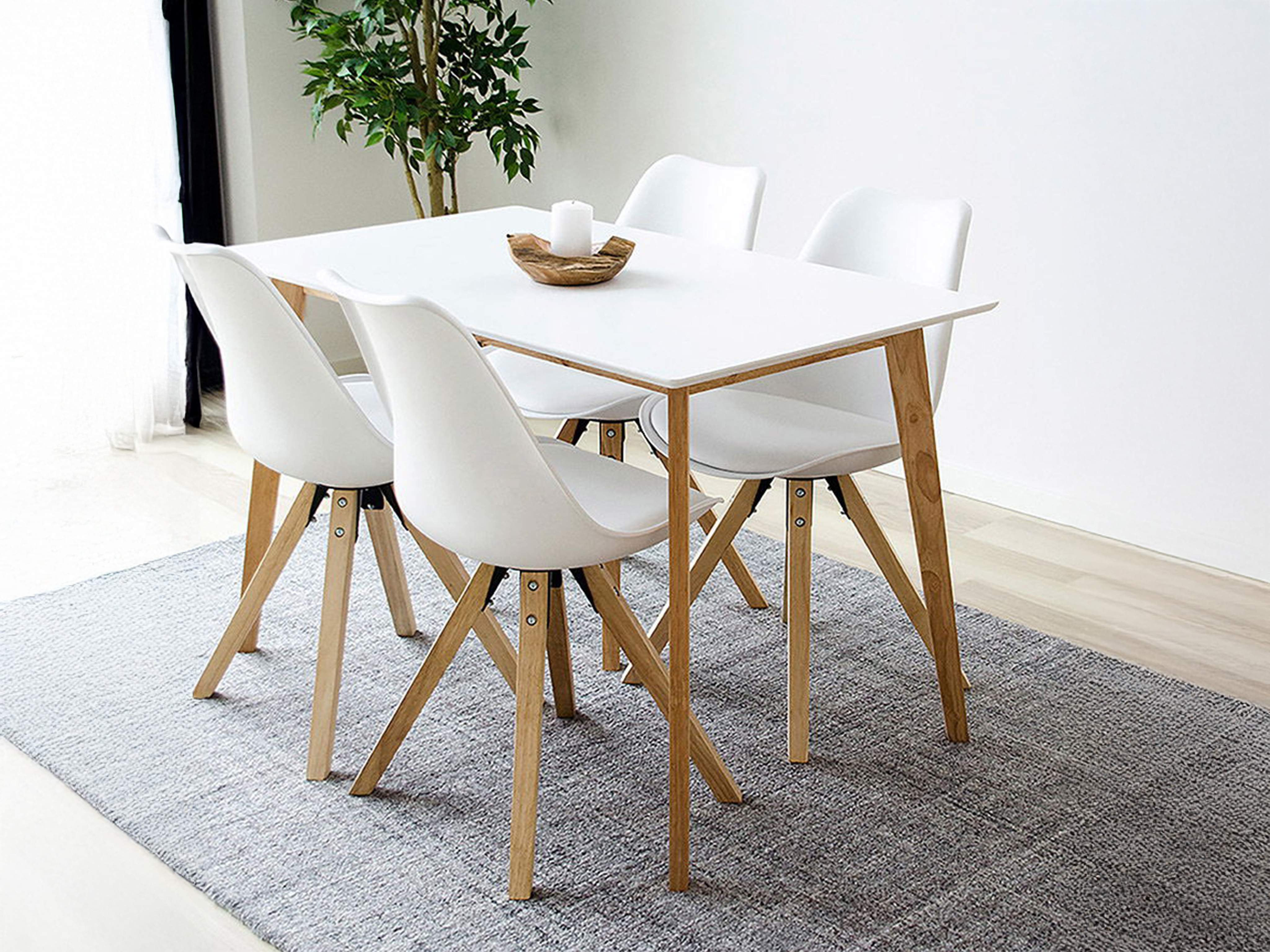 Asztal Brea 111 (Fehér + Tölgy)