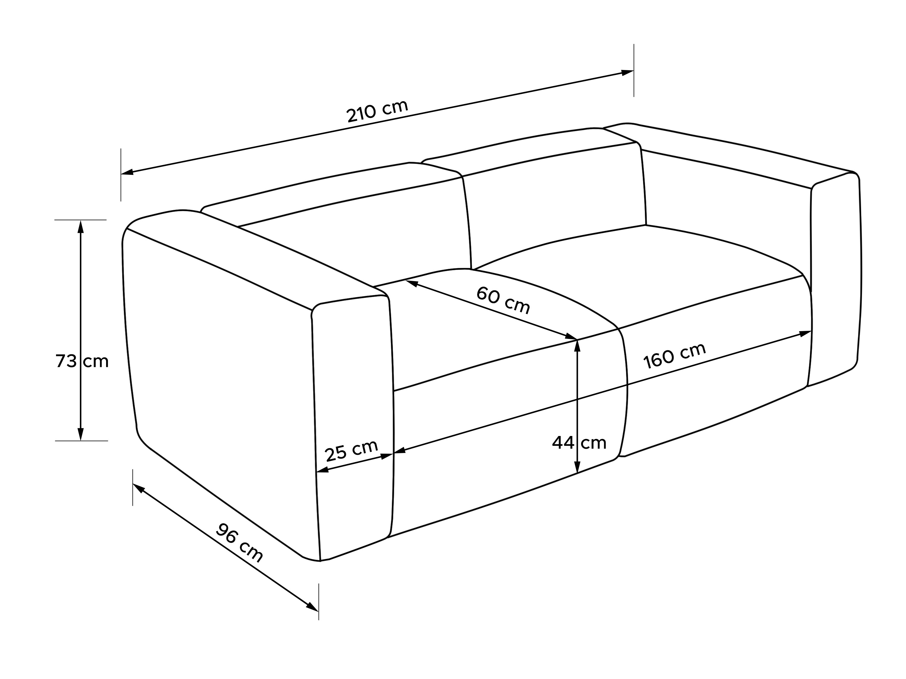 Moduláris kanapé Melteno 101 (Poso 22)