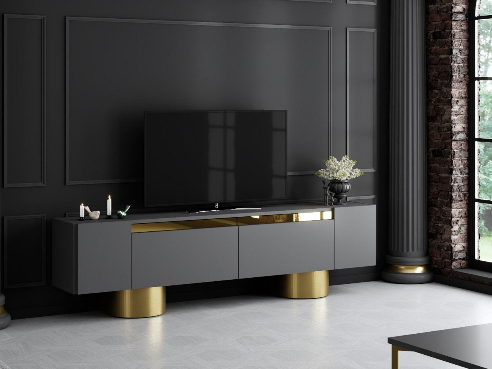 TV-állvány Kailua 2669 (Antracit)