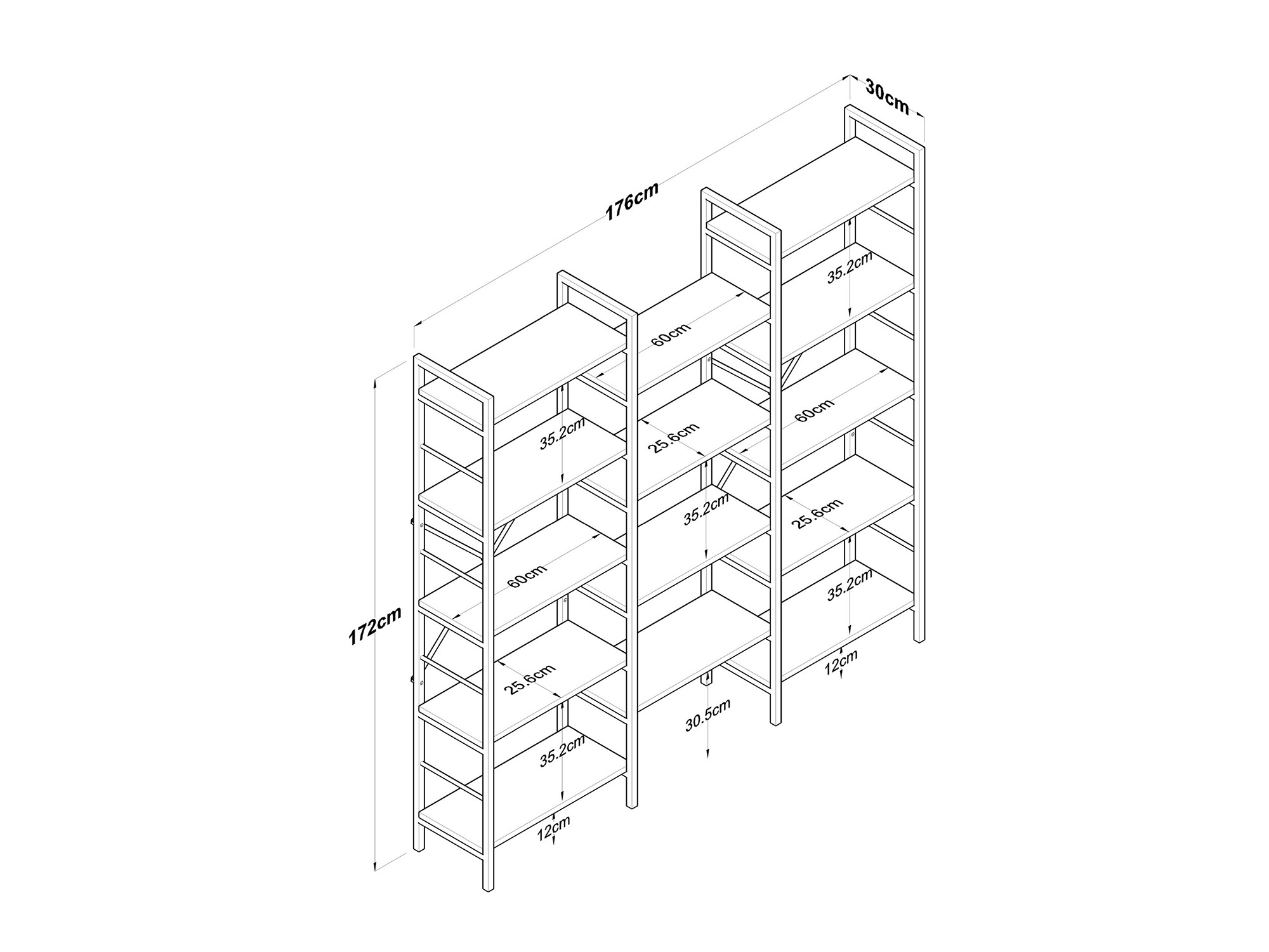 Könyvespolc Catdelu 111