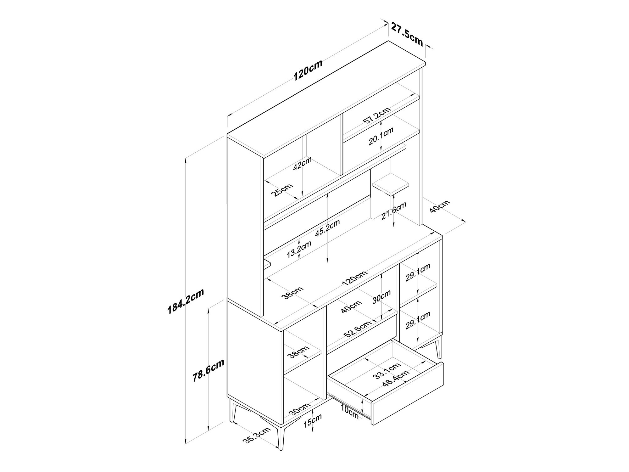 Többfunkciós bútor Kailua 2674