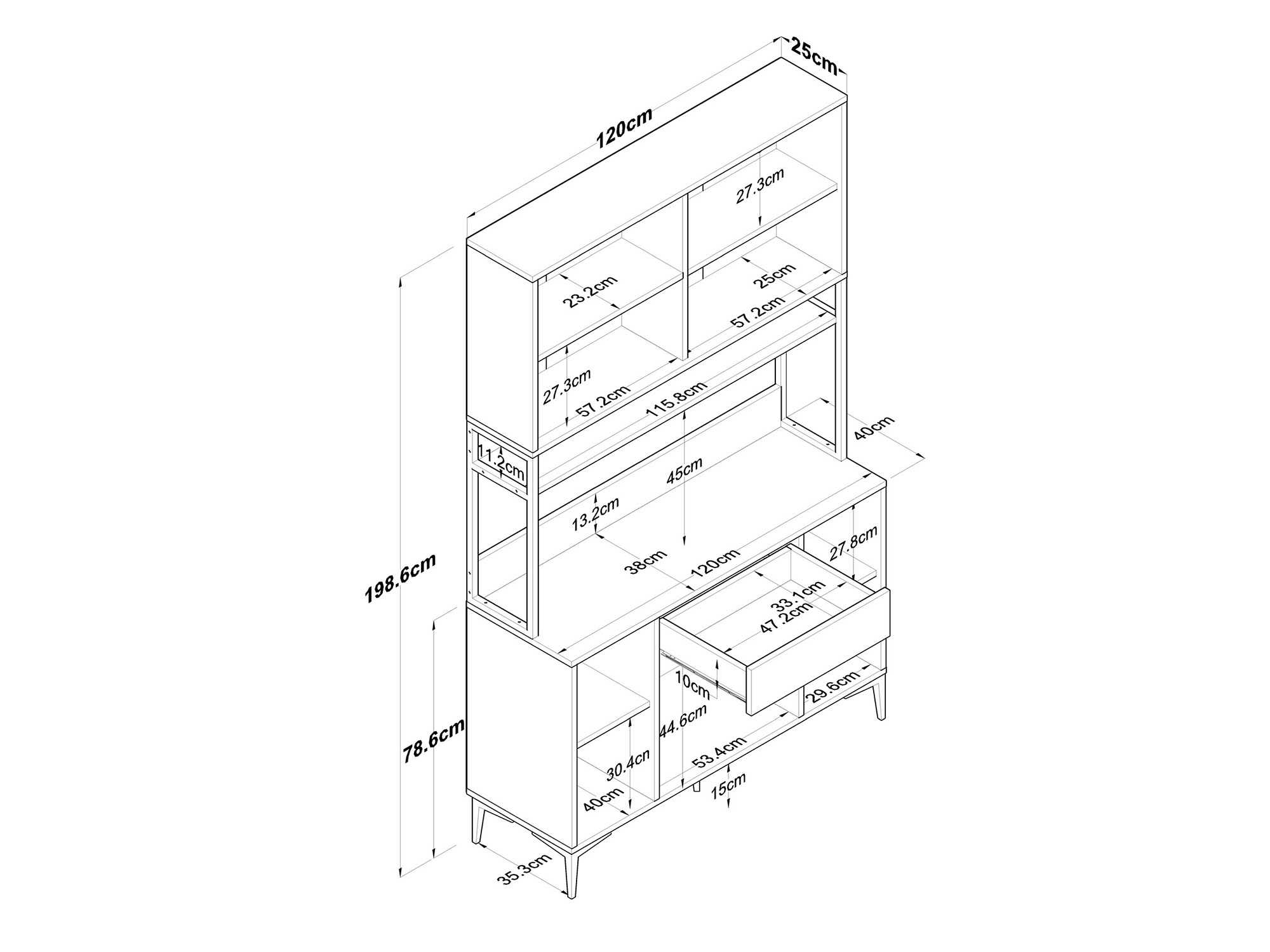 Többfunkciós bútor Kailua 2675