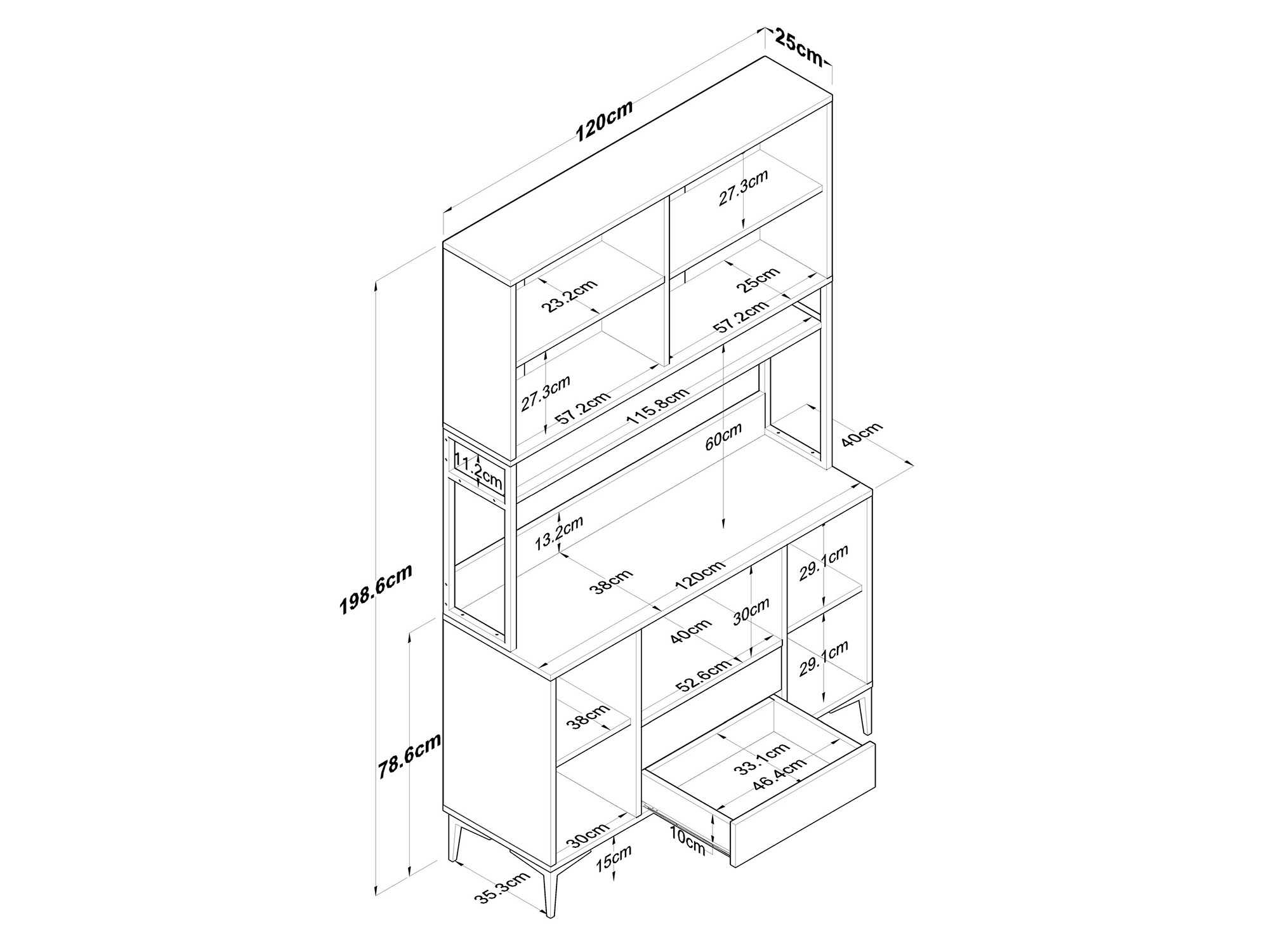 Többfunkciós bútor Kailua 2676