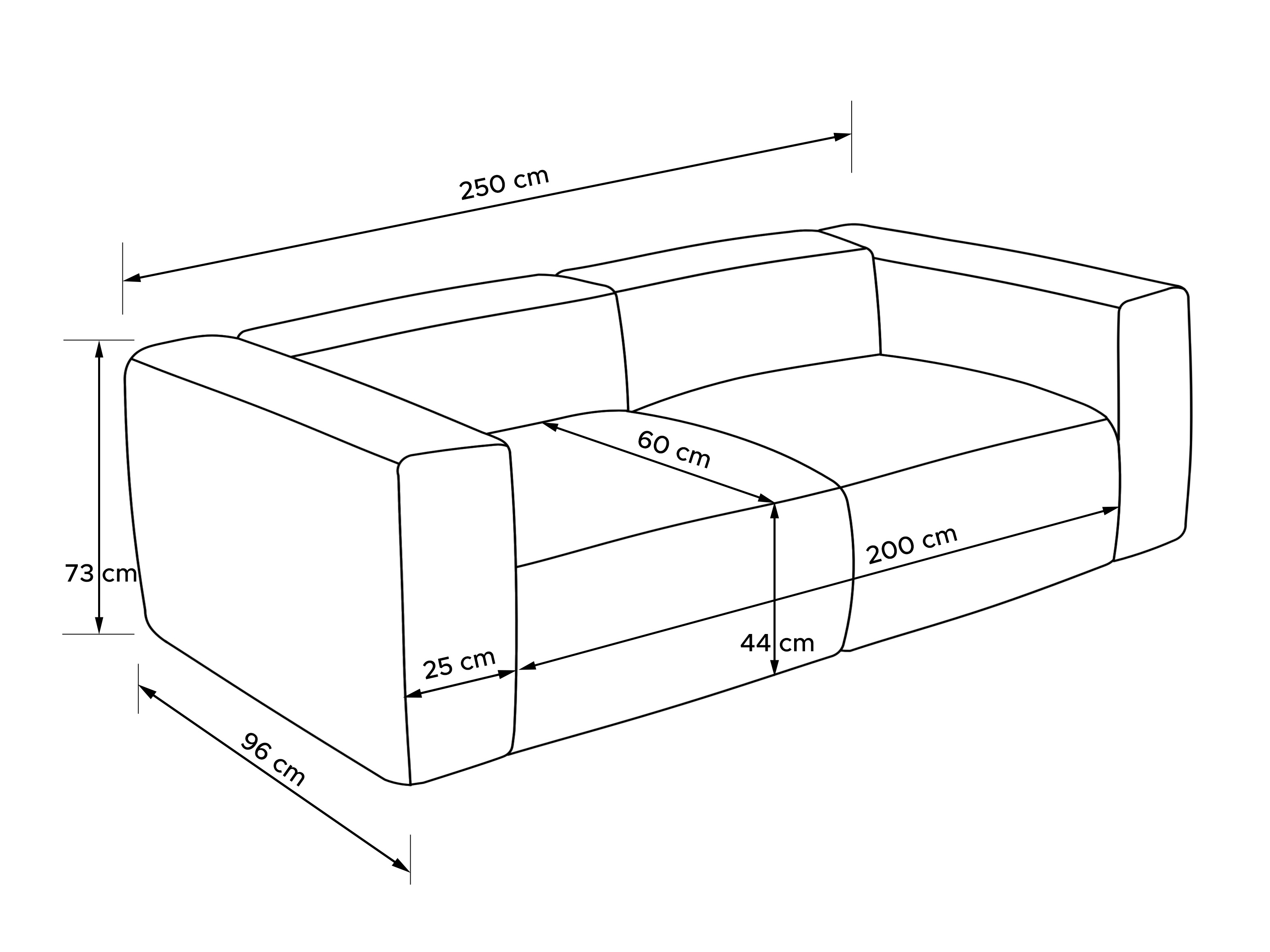 Moduláris kanapé Melteno 103 (Poso 22)