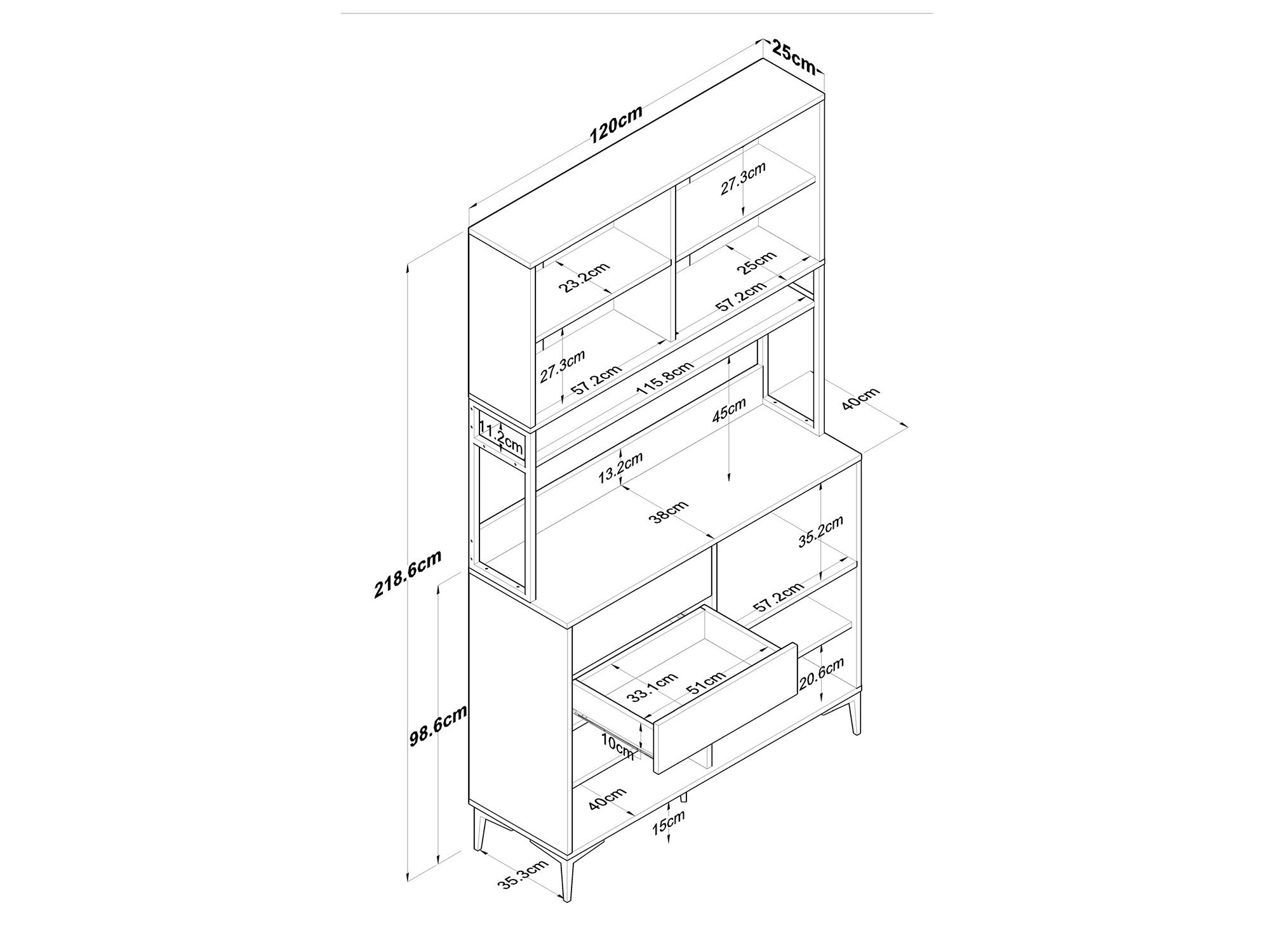 Többfunkciós bútor Kailua 2681