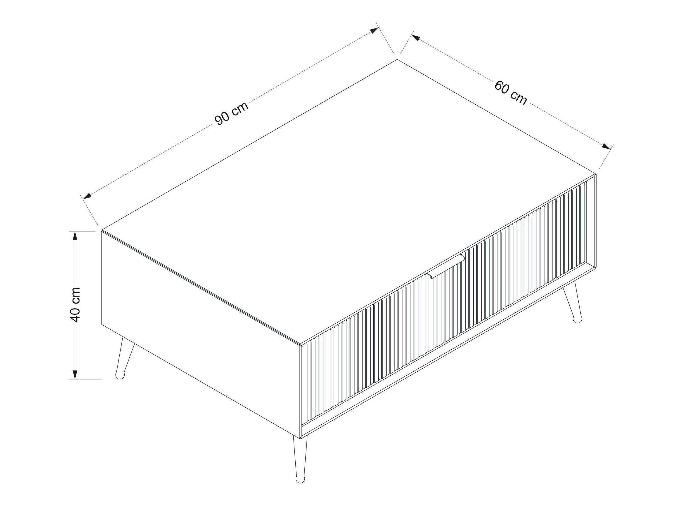 Dohányzóasztal Kailua 2692