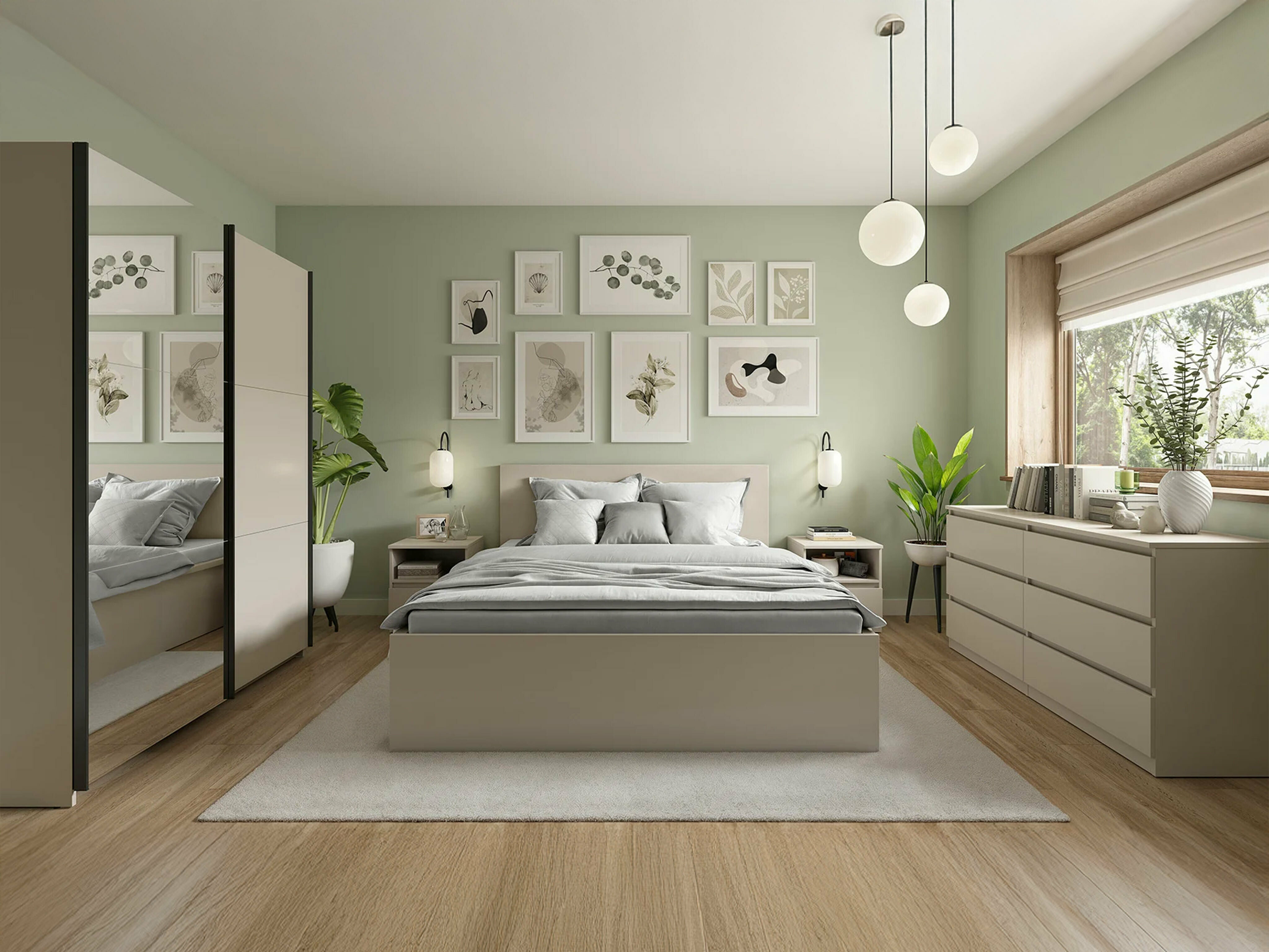 Gardróbszekrény Livevaro 110 (Kasmír)