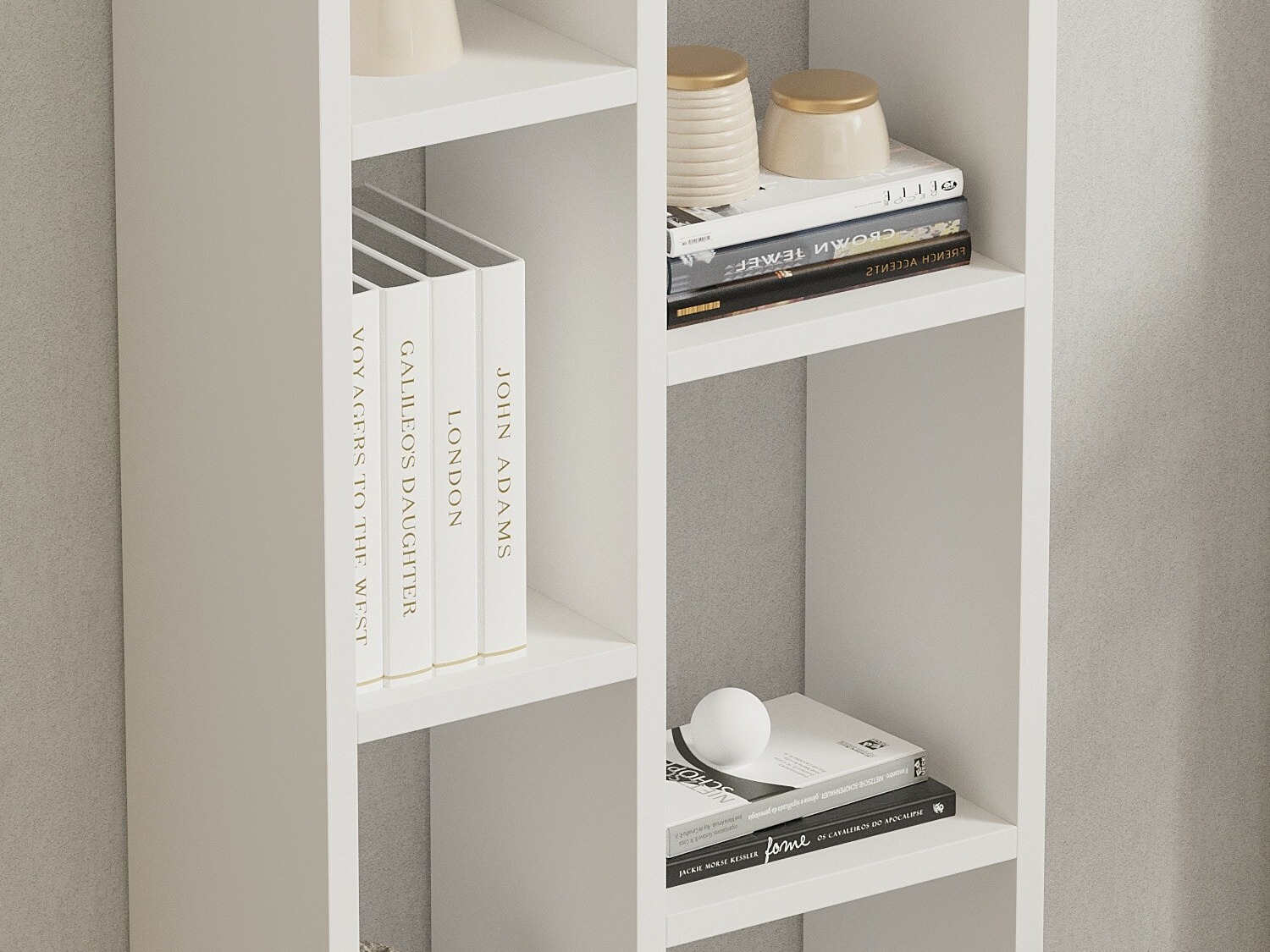 Könyvespolc Kailua 2686 (Fehér)