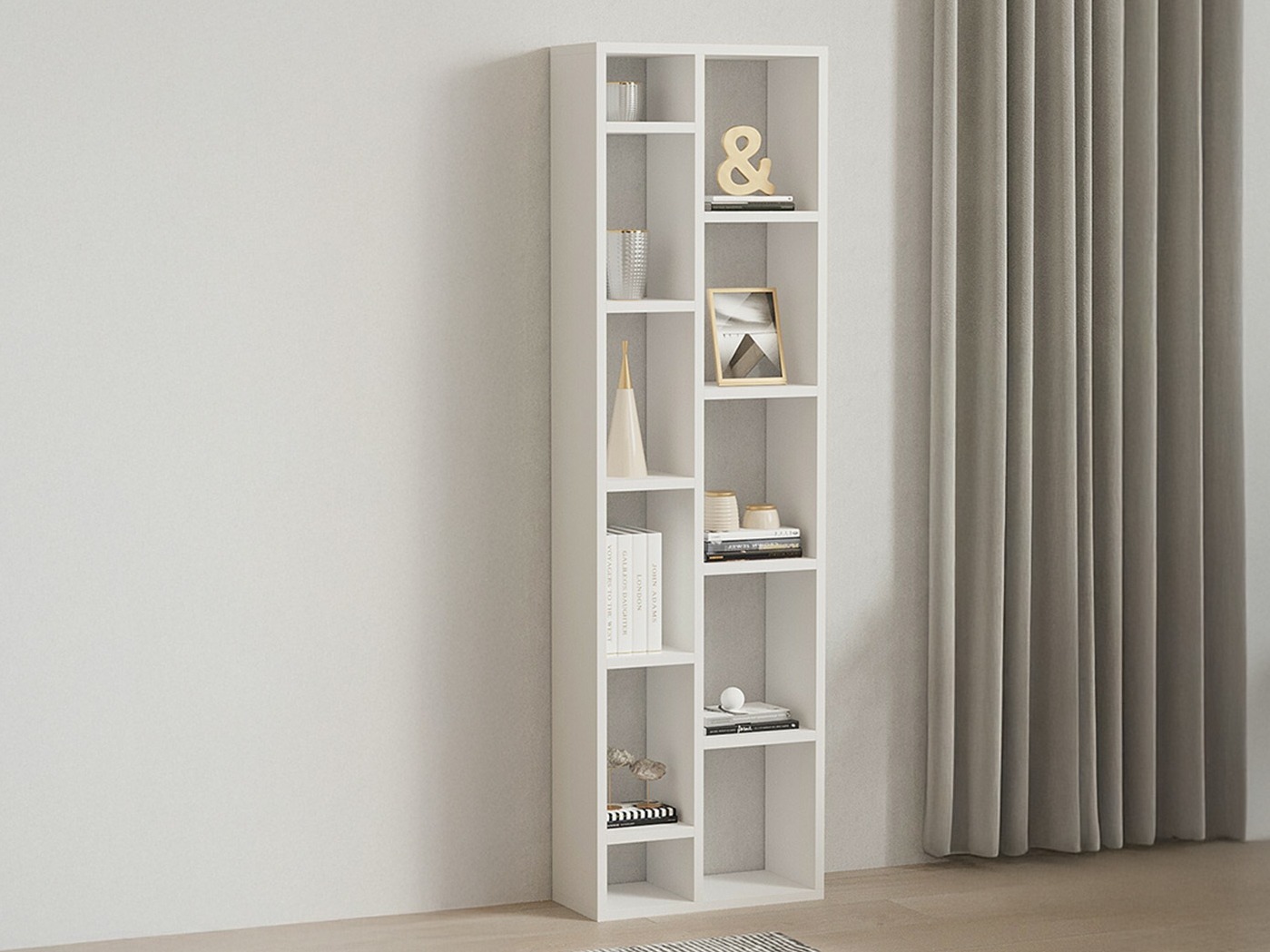 Könyvespolc Kailua 2686 (Fehér)