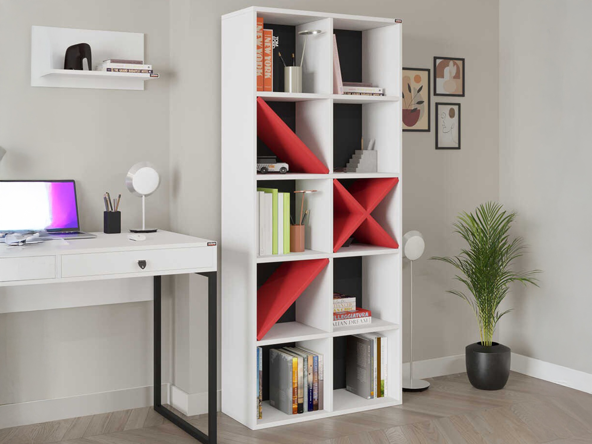 Könyvespolc Kailua 2700