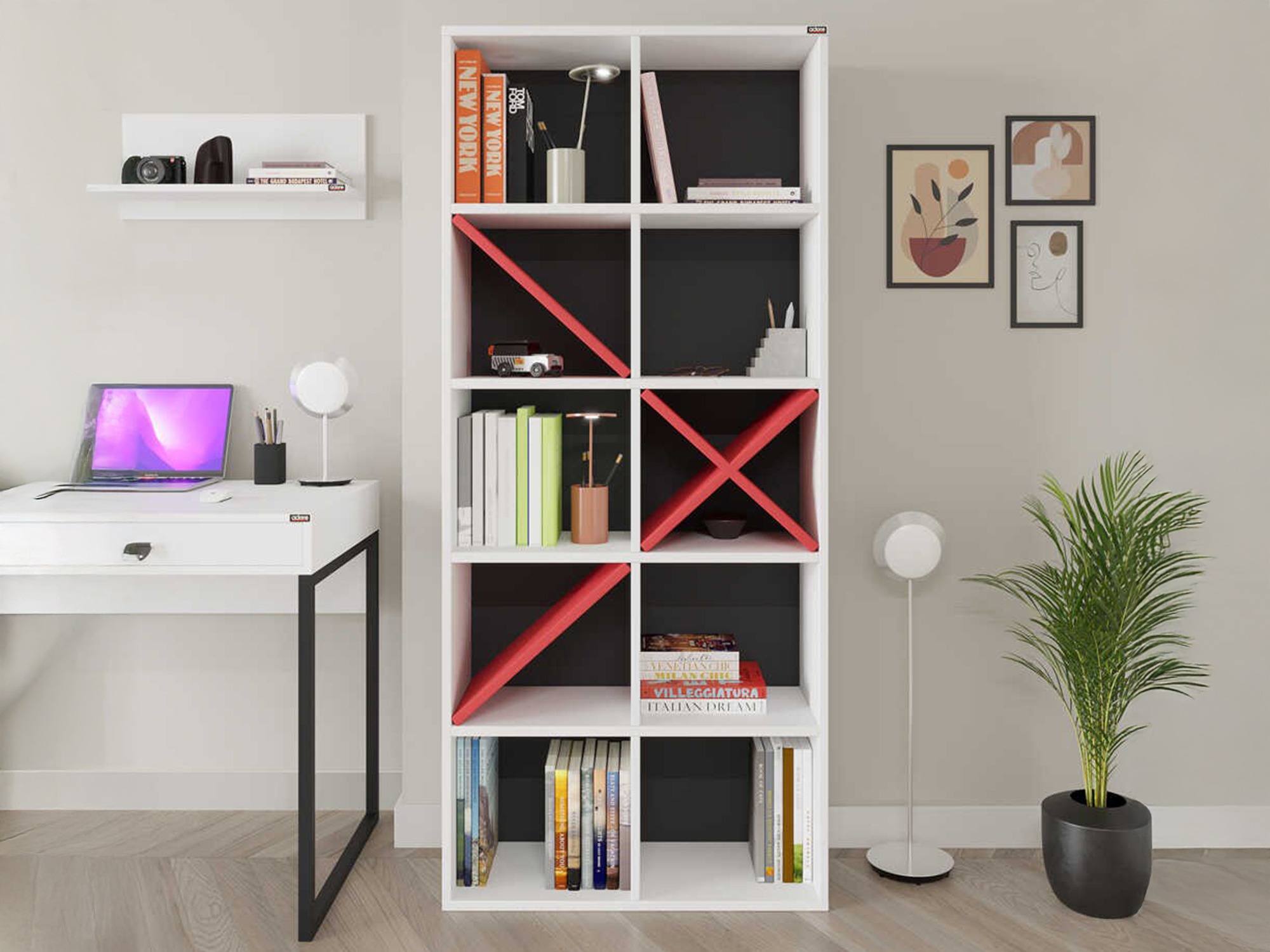 Könyvespolc Kailua 2700