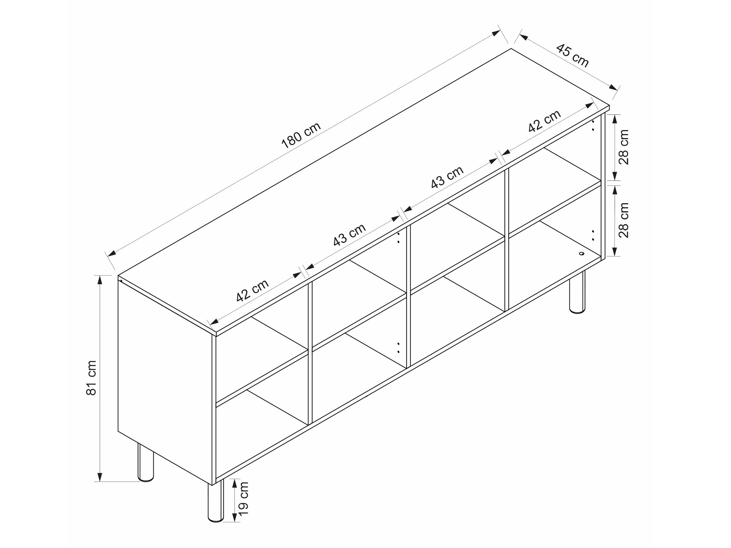 Szekrény Kailua 2693