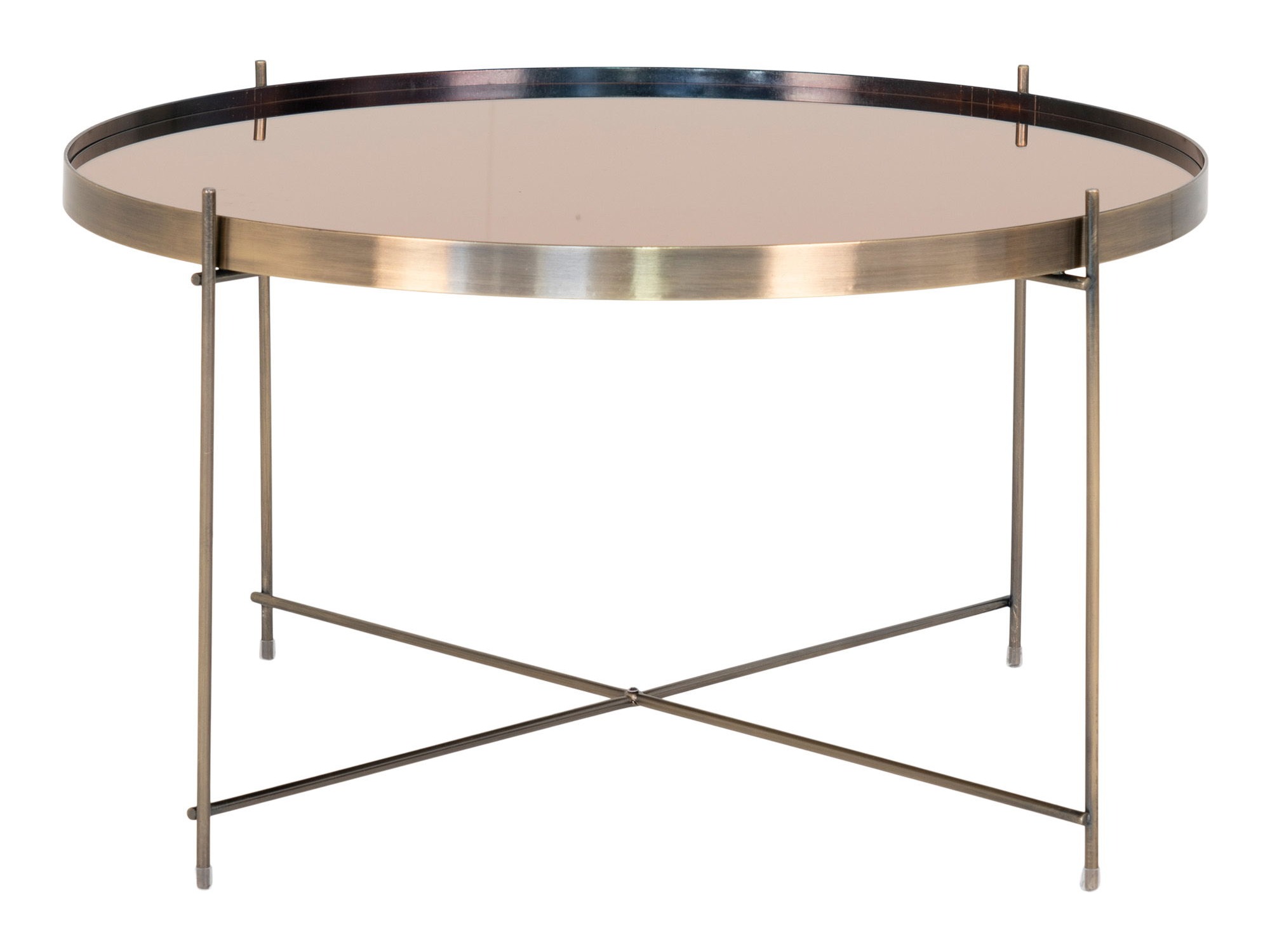 Dohányzóasztal Brea 128 (Aranysárga)