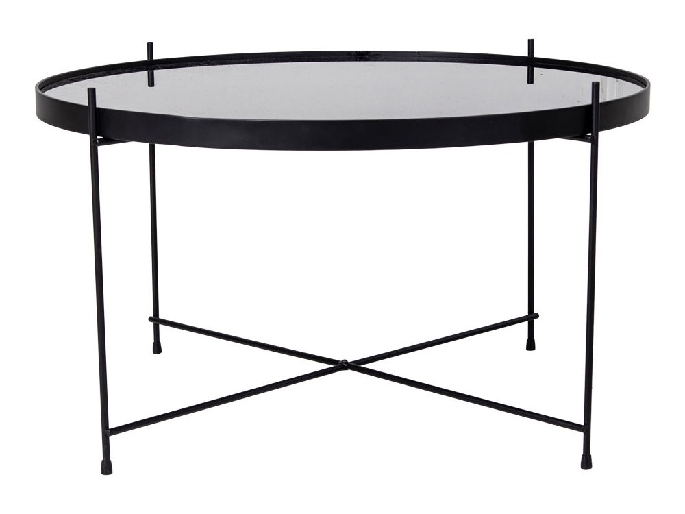 Dohányzóasztal Brea 128 (Fekete)