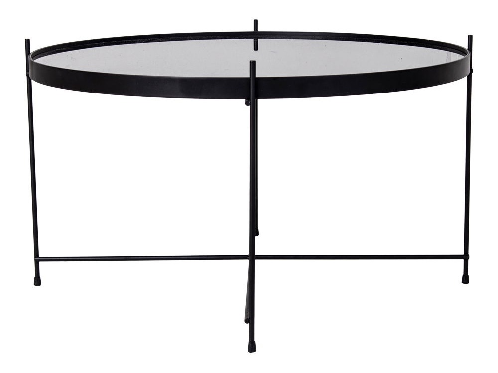 Dohányzóasztal Brea 128 (Fekete)