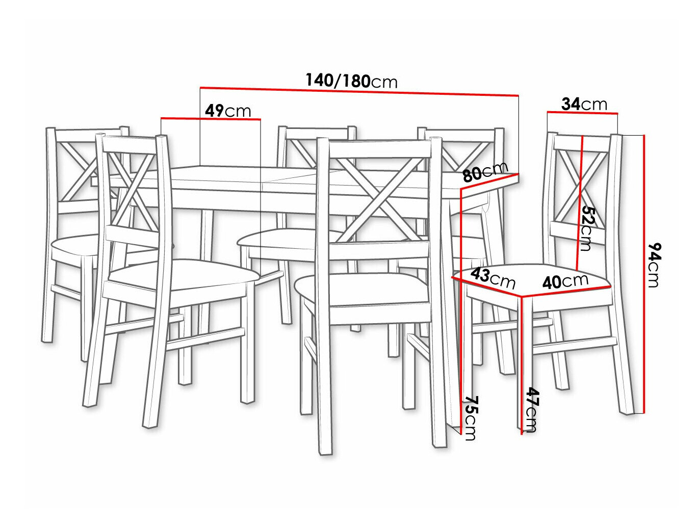 Étkezőgarnitúra SH10902