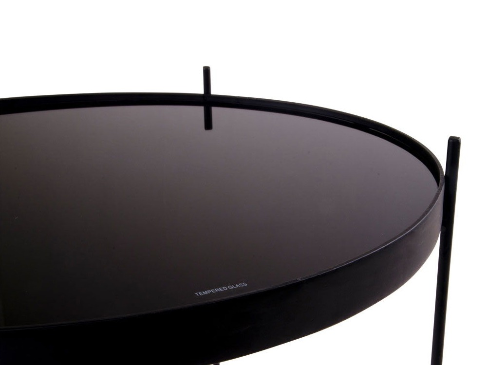 Dohányzóasztal Brea 129 (Fekete)