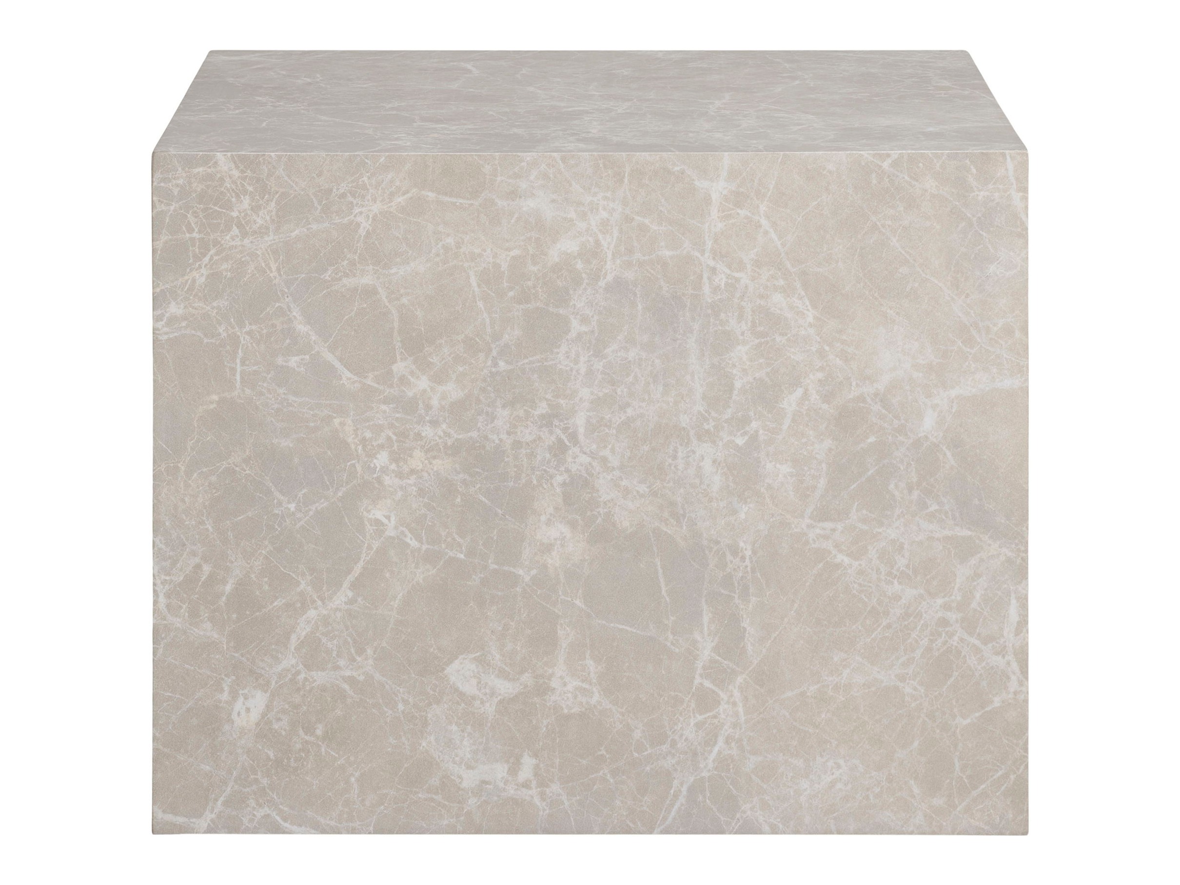 Dohányzóasztal szett Catavie 103 (Bézs + Szürke márvány)