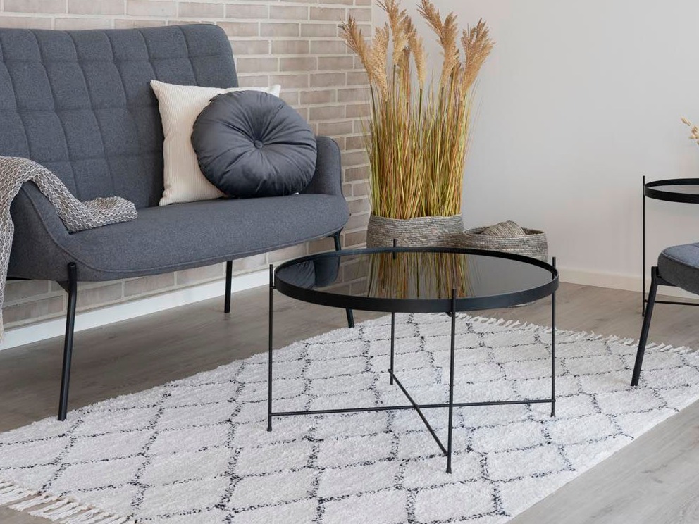 Dohányzóasztal Brea 128 (Fekete)