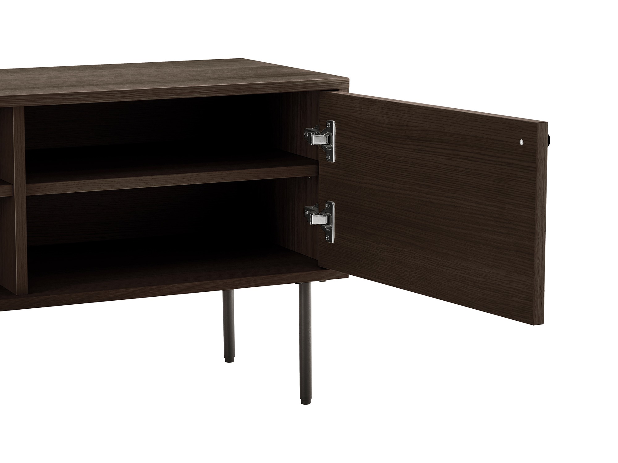 TV-állvány Elbelme 108 (Sötét tölgy)