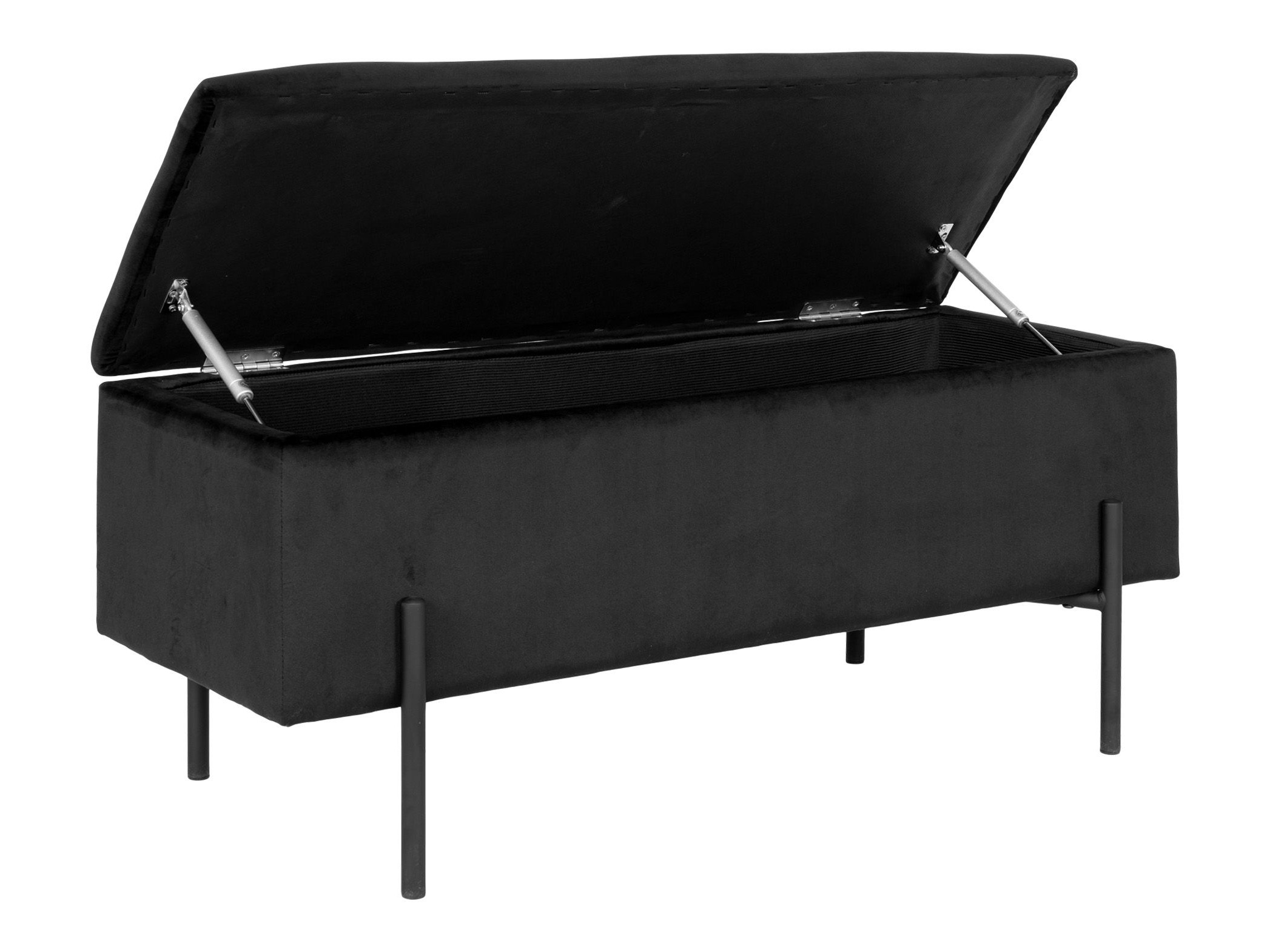 Kárpitozott pad Brea 138 (Fekete)