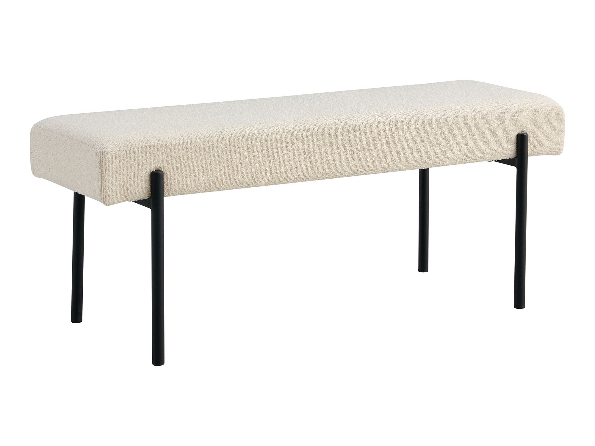 Kárpitozott pad Brea 140 (Fehér)