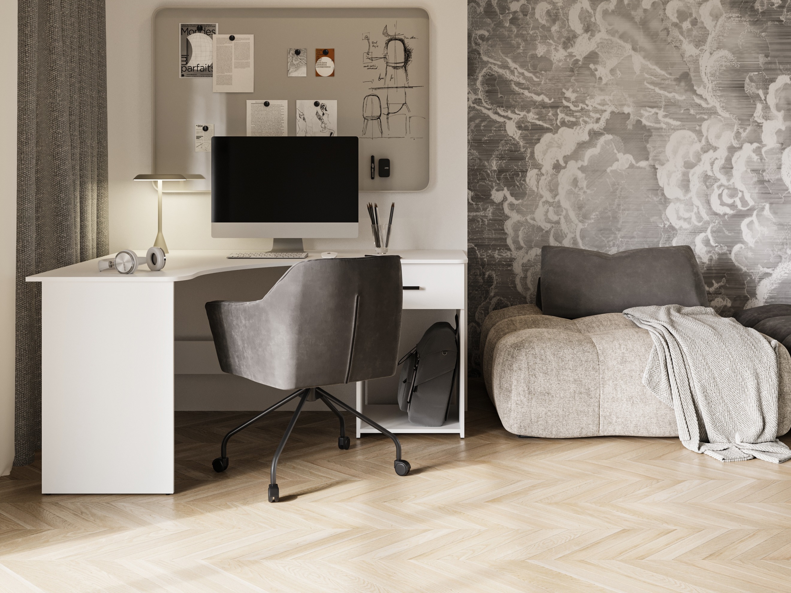 Sarok íróasztal SH10919