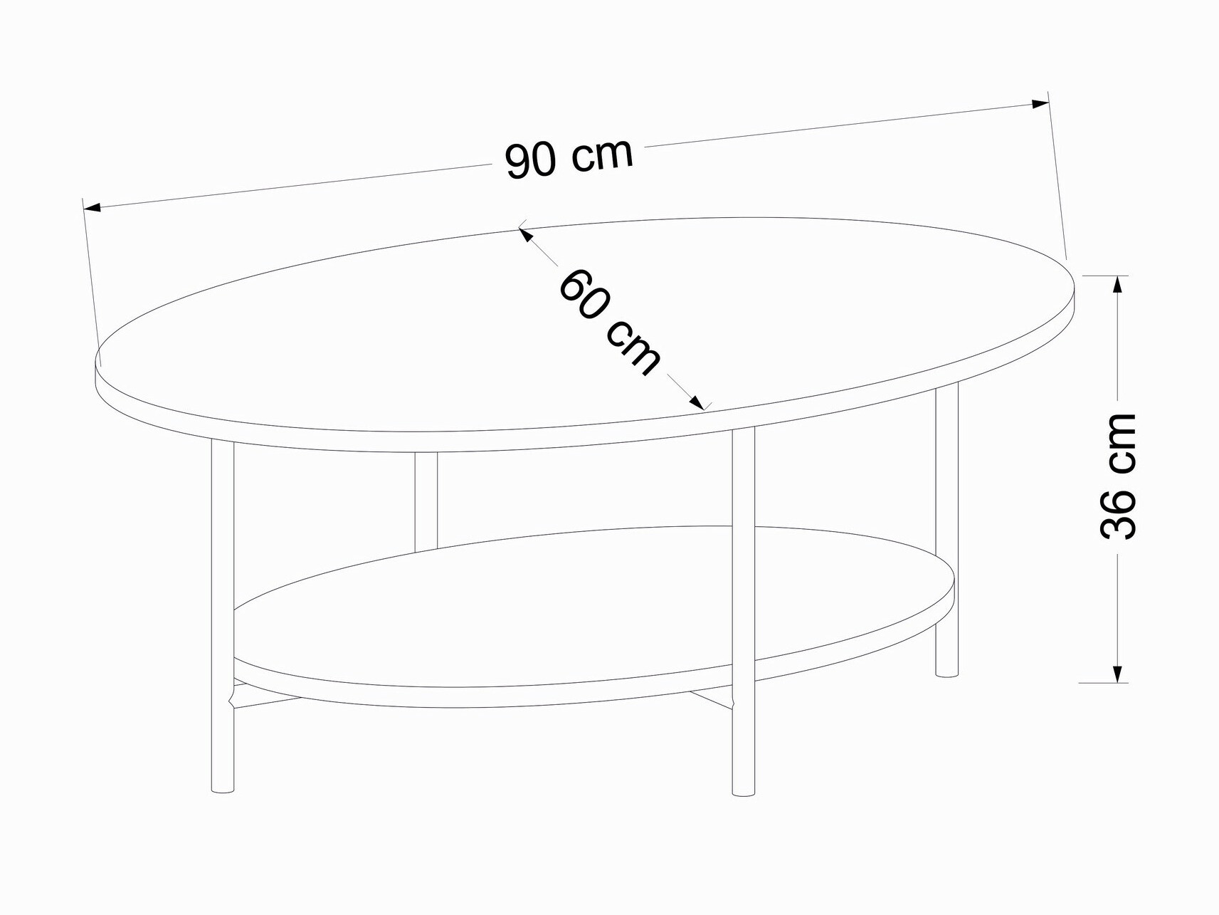Dohányzóasztal SH10951