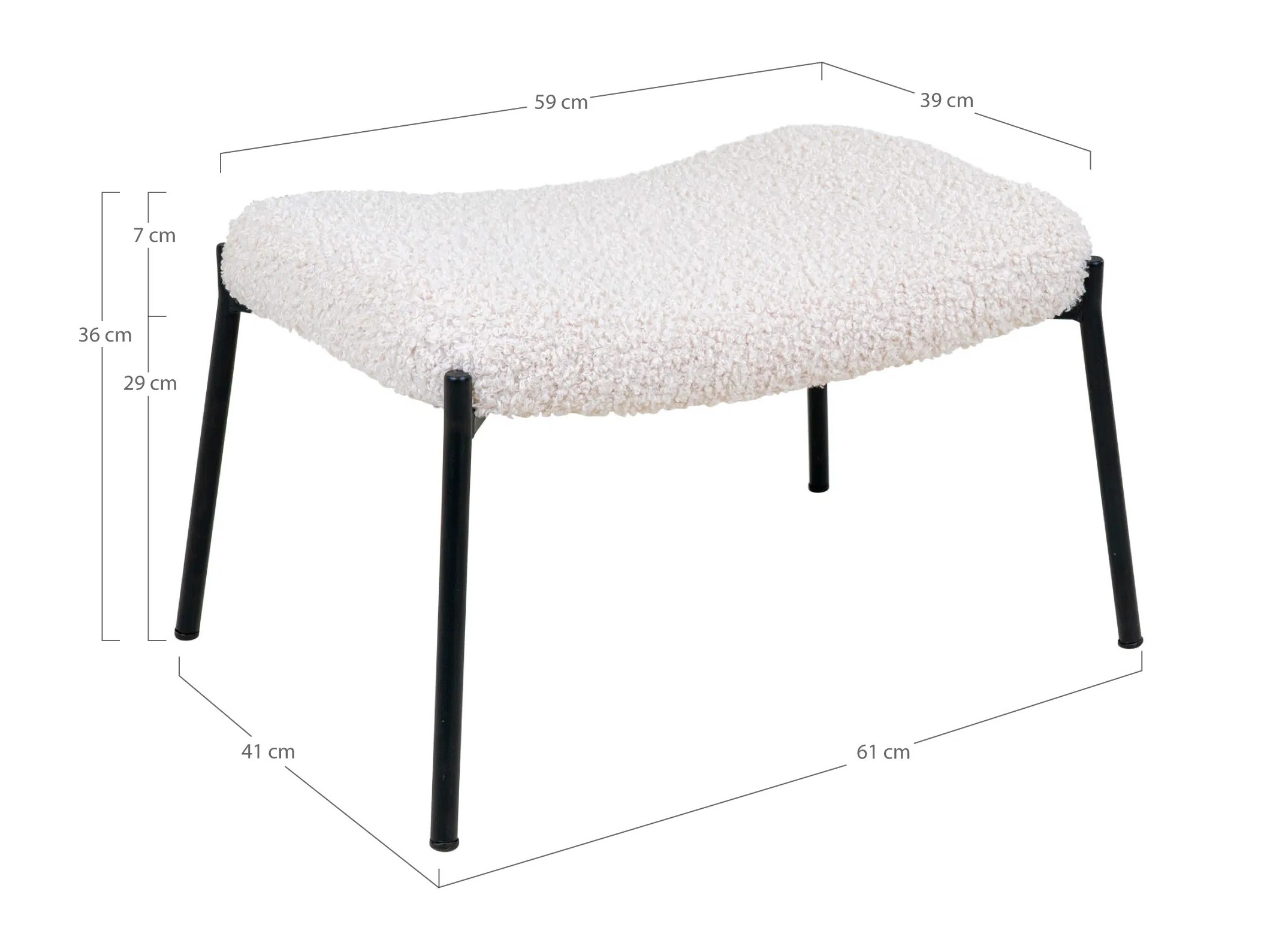 Puff Brea 178 (Világosbarna)