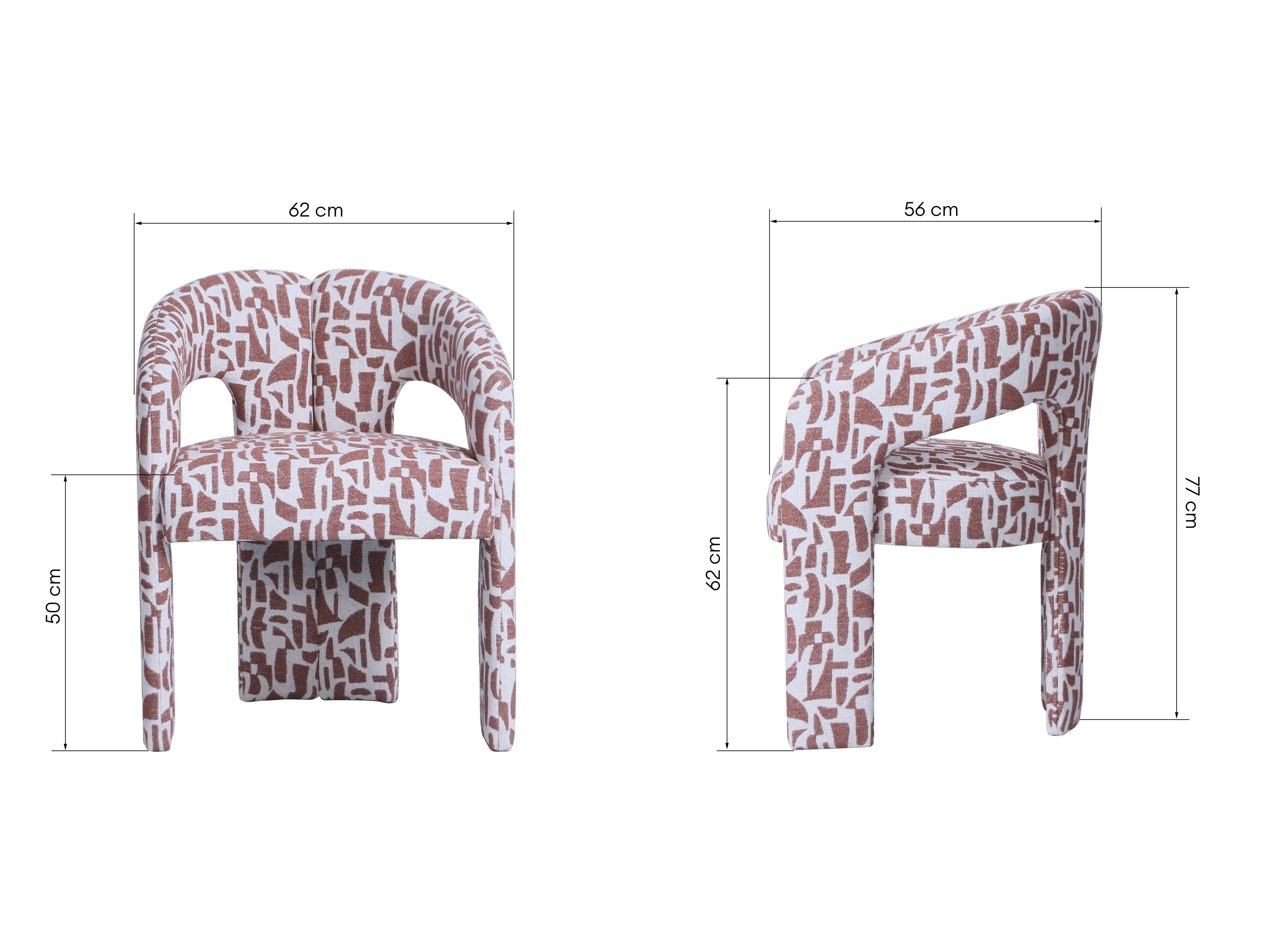 Szék Burleson 125 (Bordó + Világosbarna)